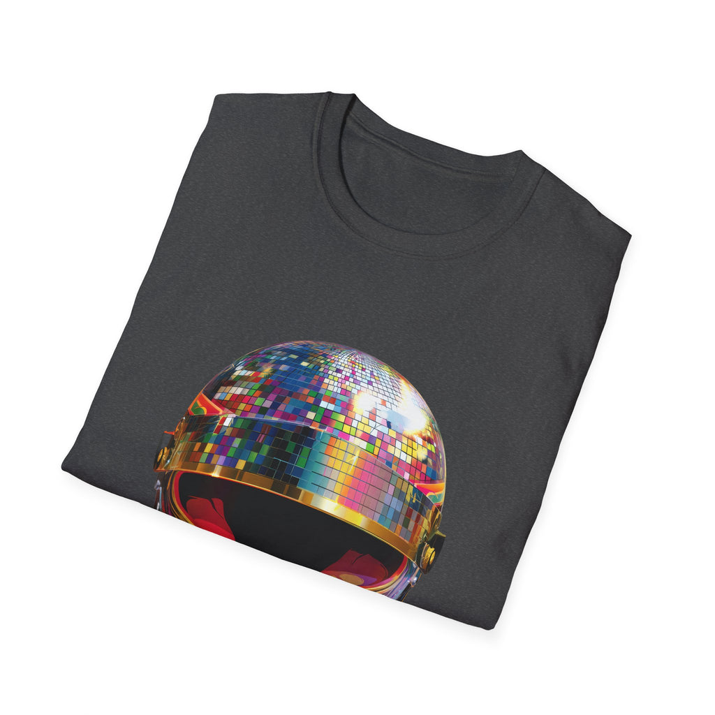 Disco Helmet Graphic T‑Shirt