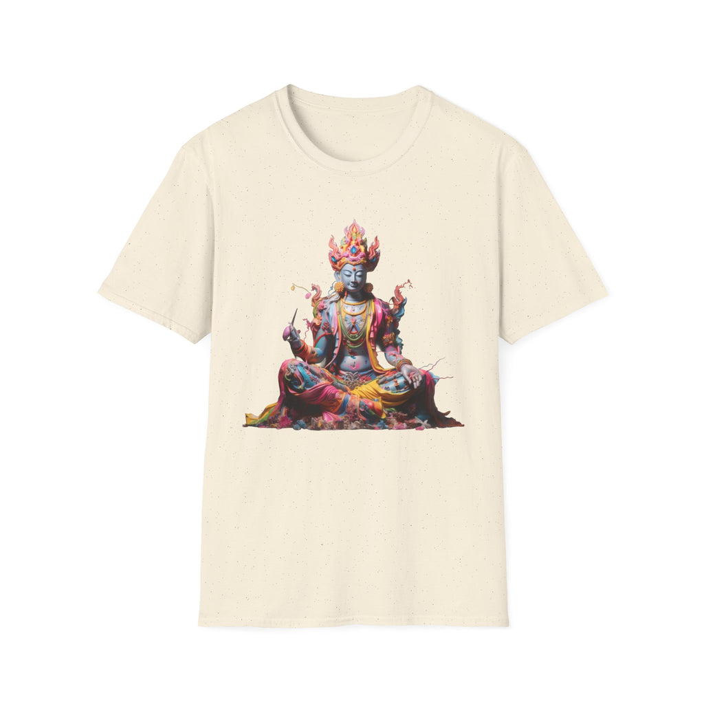 Buddha Deity Graphic T-Shirt — Colorful Meditation Art Tee