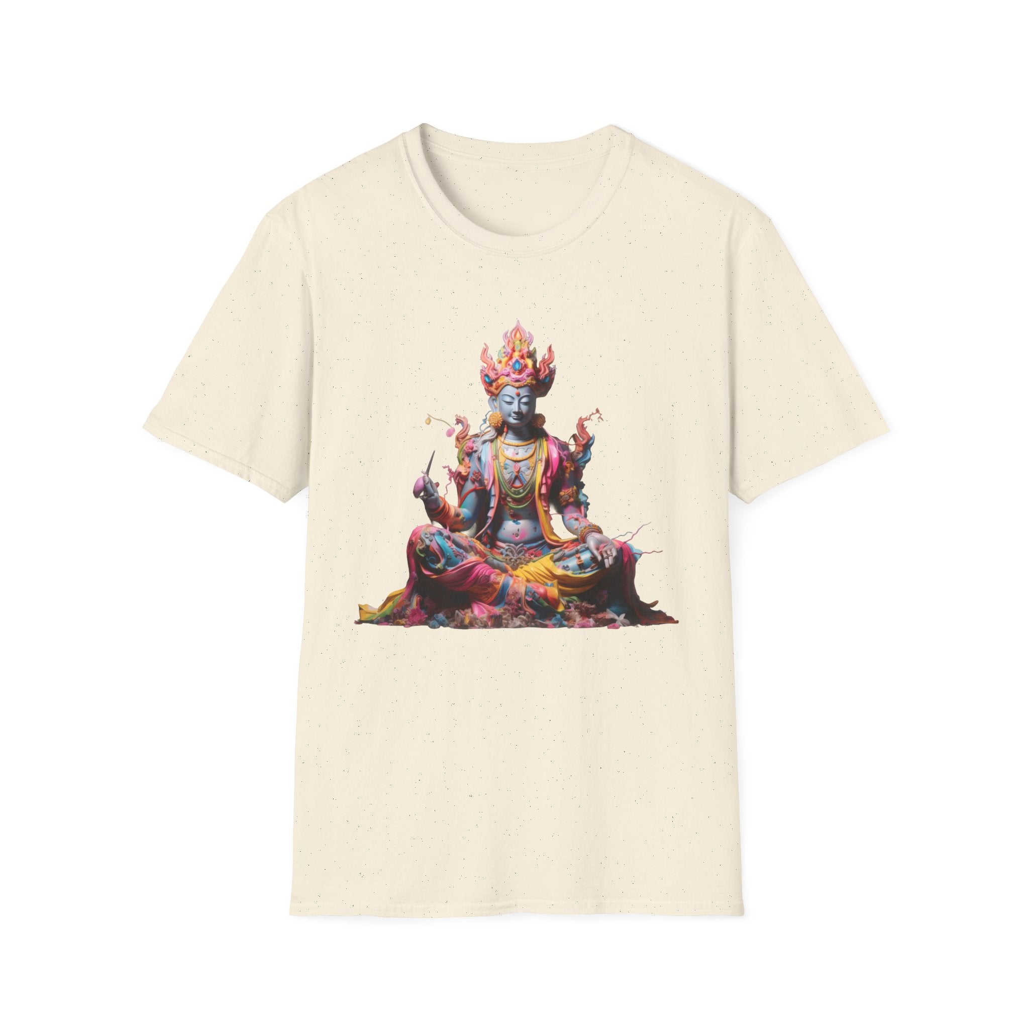 Buddha Deity Graphic T-Shirt — Colorful Meditation Art Tee