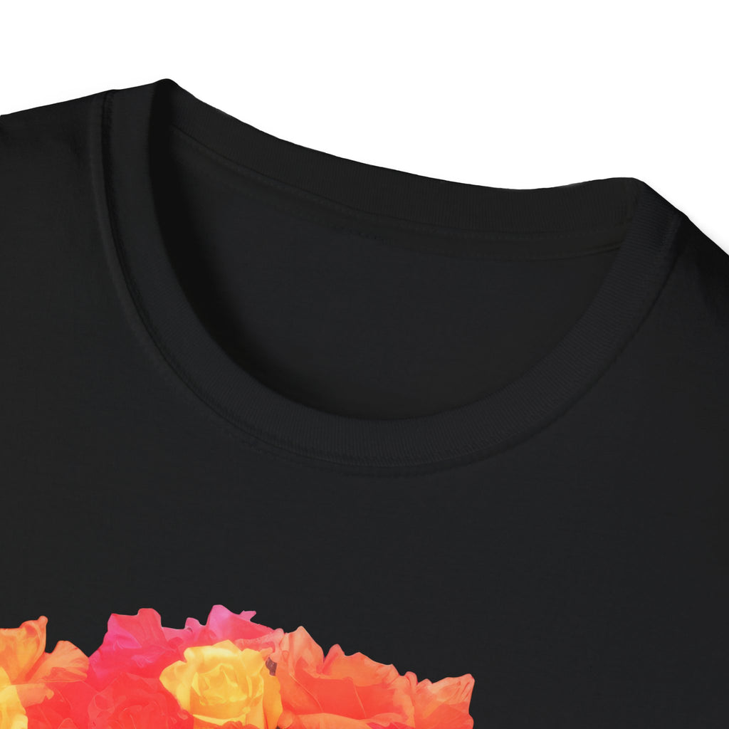 Day of the Dead Sugar Skull Woman T-Shirt - Floral Calavera Tee