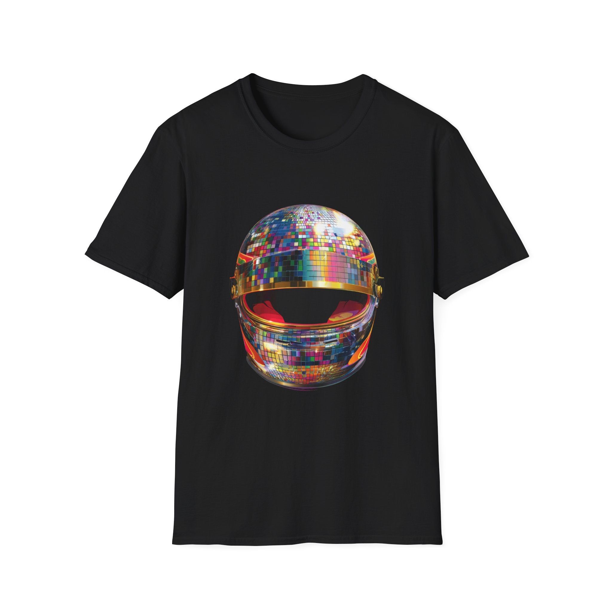 Disco Helmet Graphic T‑Shirt