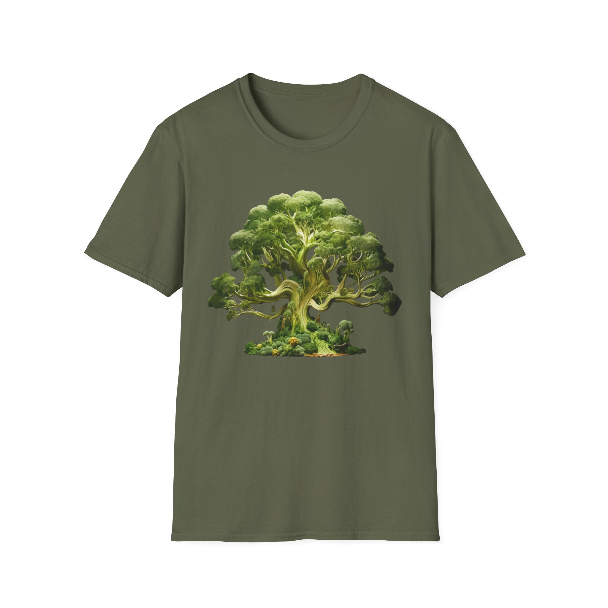 Bonsai Tree Graphic T-Shirt — Zen Green Nature Tee