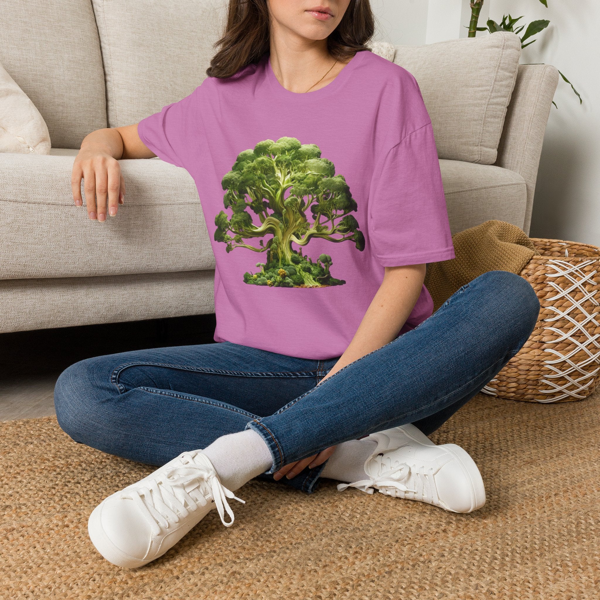 Bonsai Tree Graphic T-Shirt — Zen Green Nature Tee