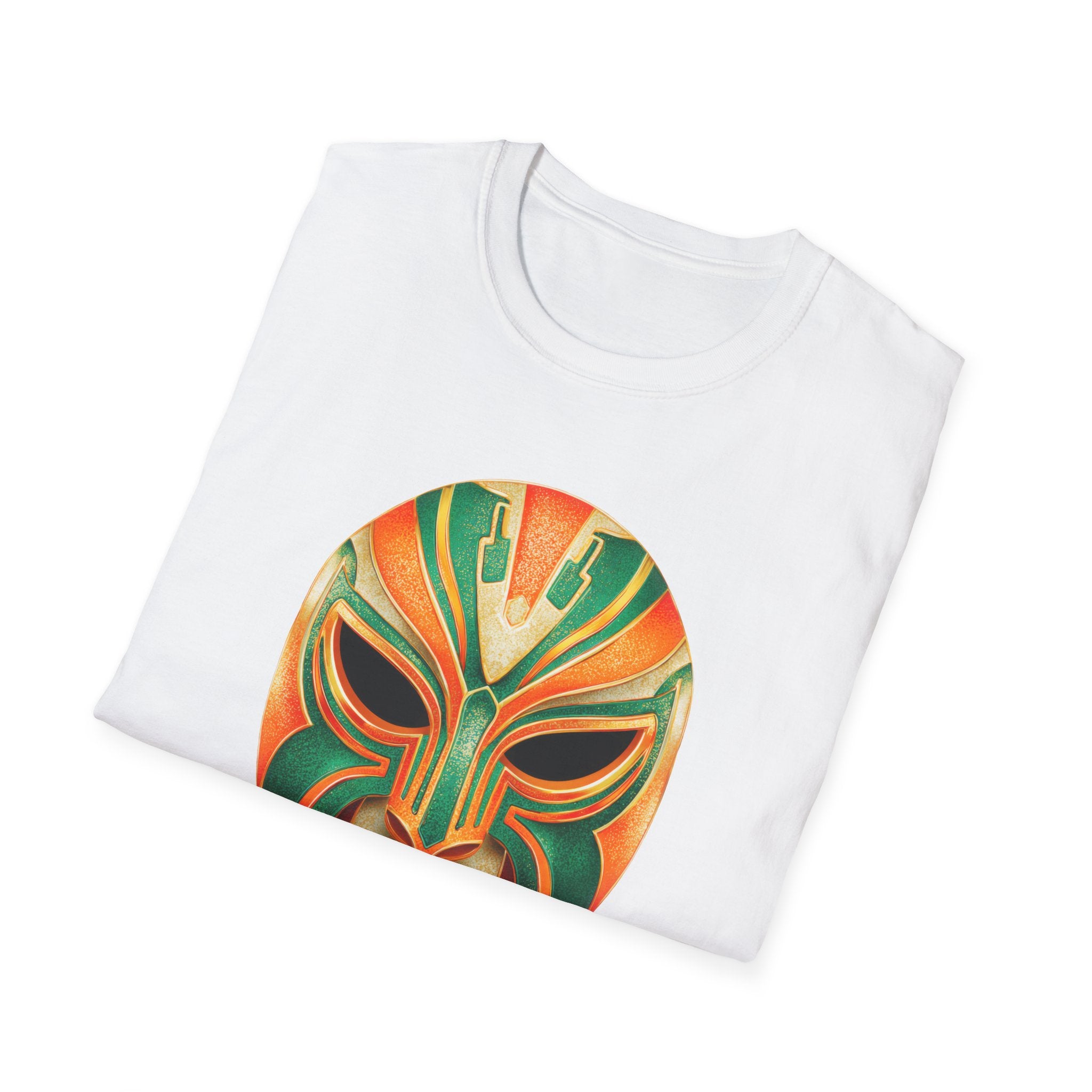 Lucha Libre Mask T-Shirt – Colorful Mexican Wrestling Mask Graphic Tee