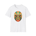 Lucha Libre Mask T-Shirt - Colorful Mexican Wrestling Mask Graphic Tee