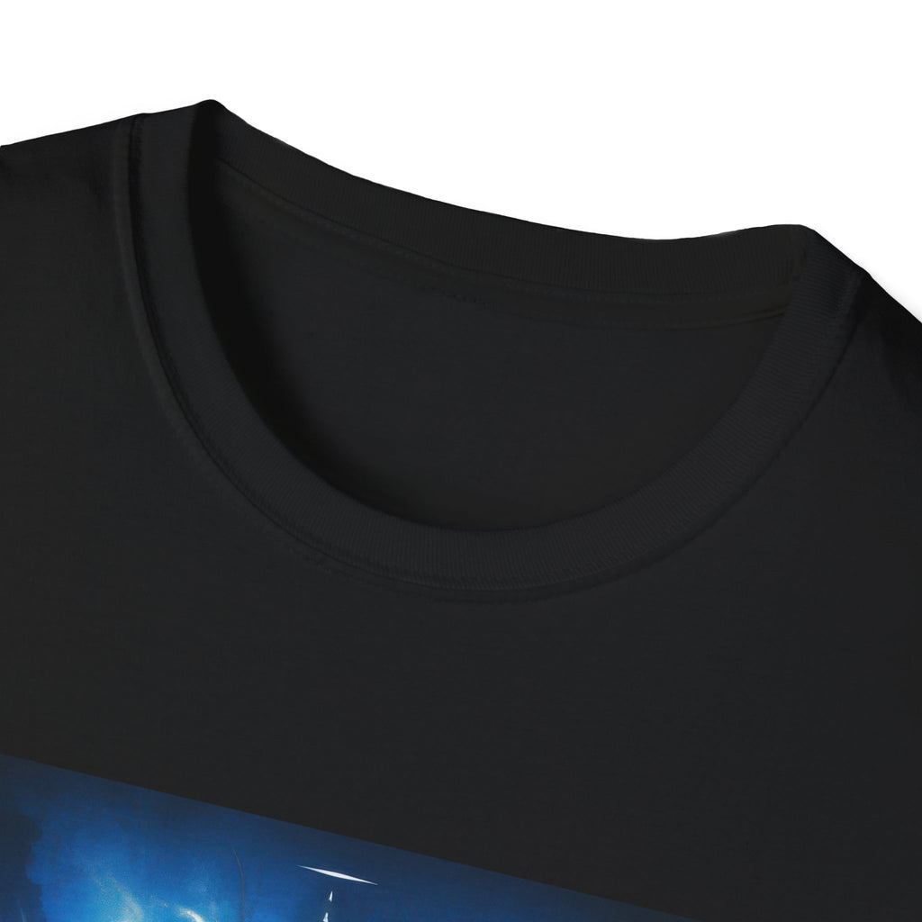 Wolf Star Graphic T‑Shirt — Mystic Geometric Lion/Wolf Design
