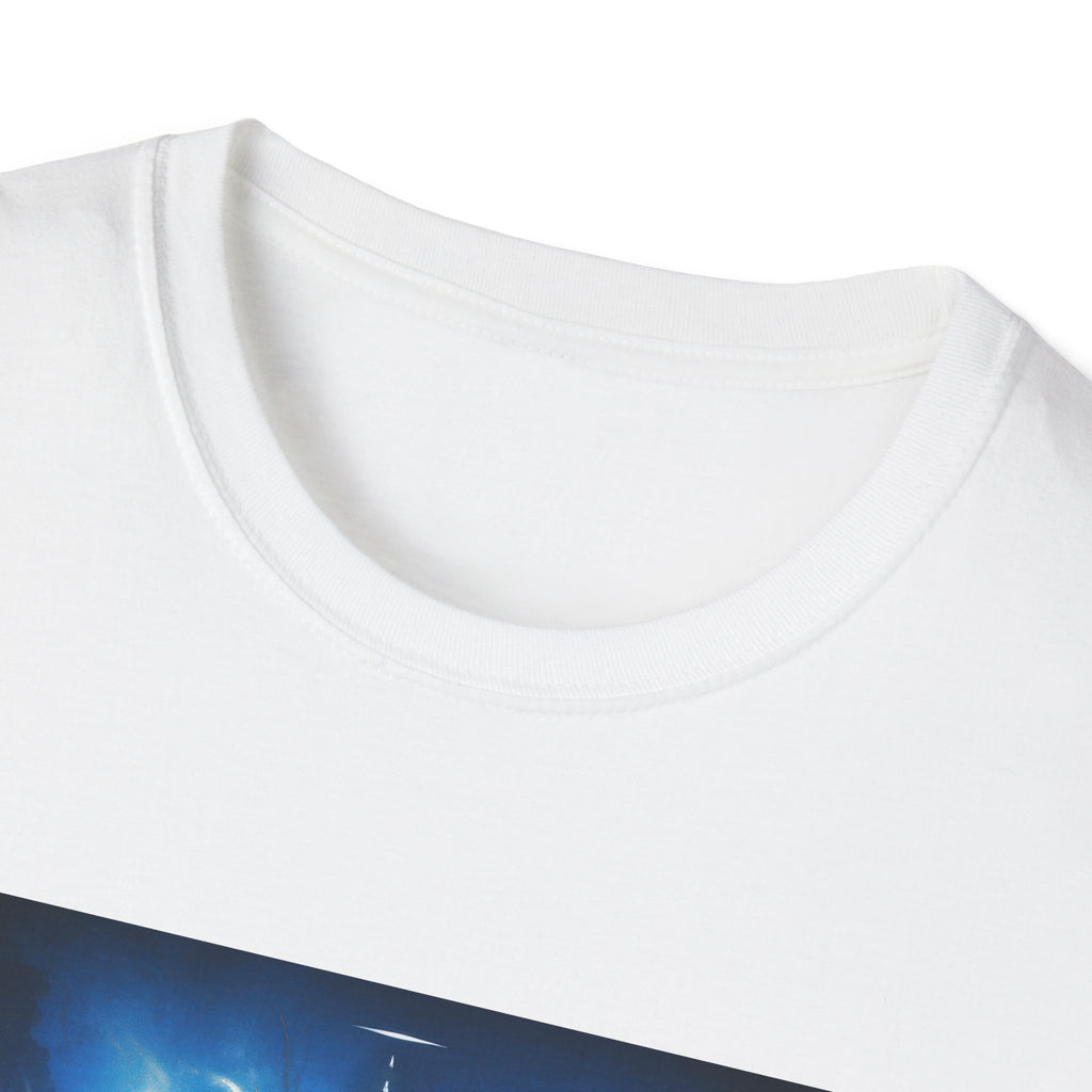 Wolf Star Graphic T‑Shirt — Mystic Geometric Lion/Wolf Design
