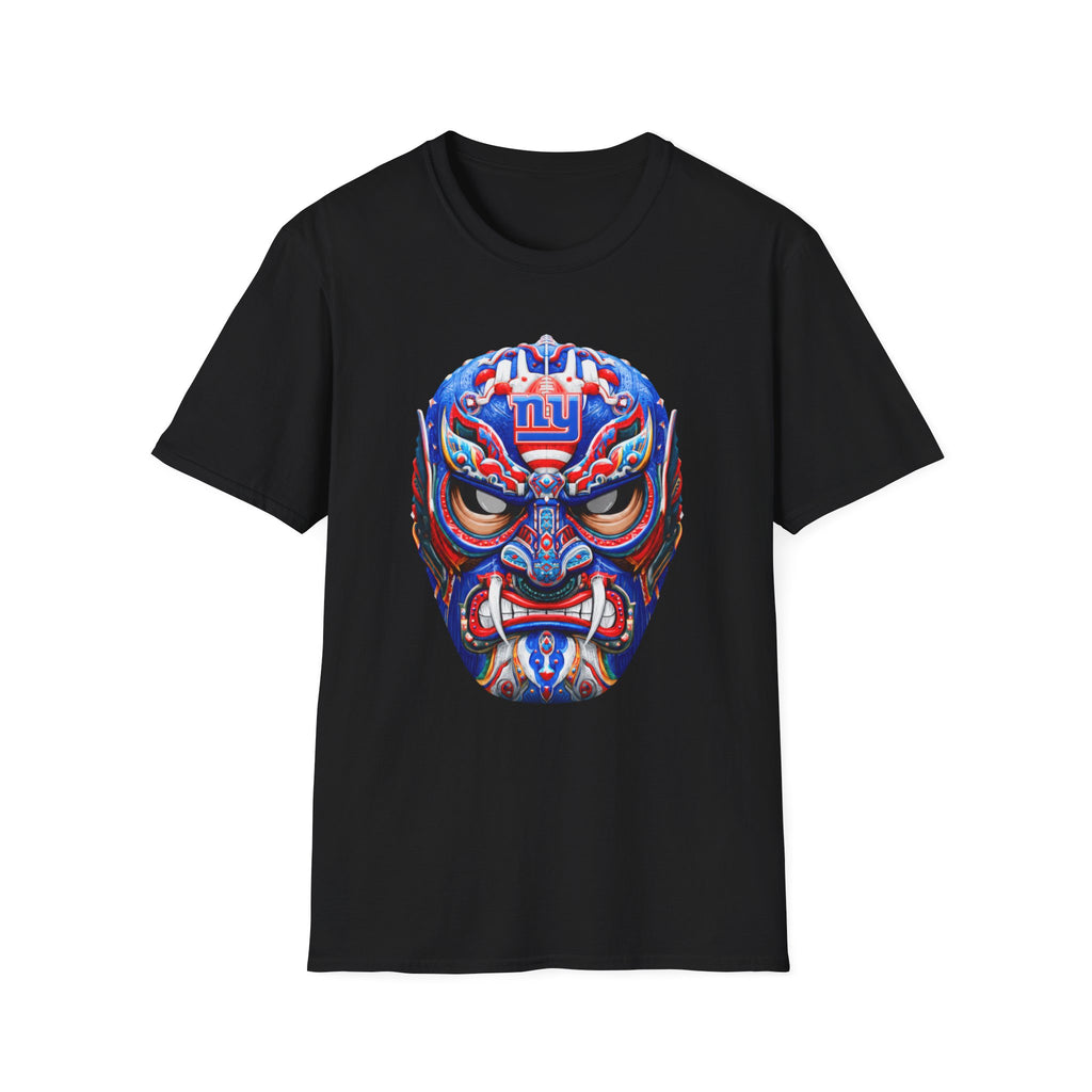 New York Tribal Mask Football Fan T-Shirt
