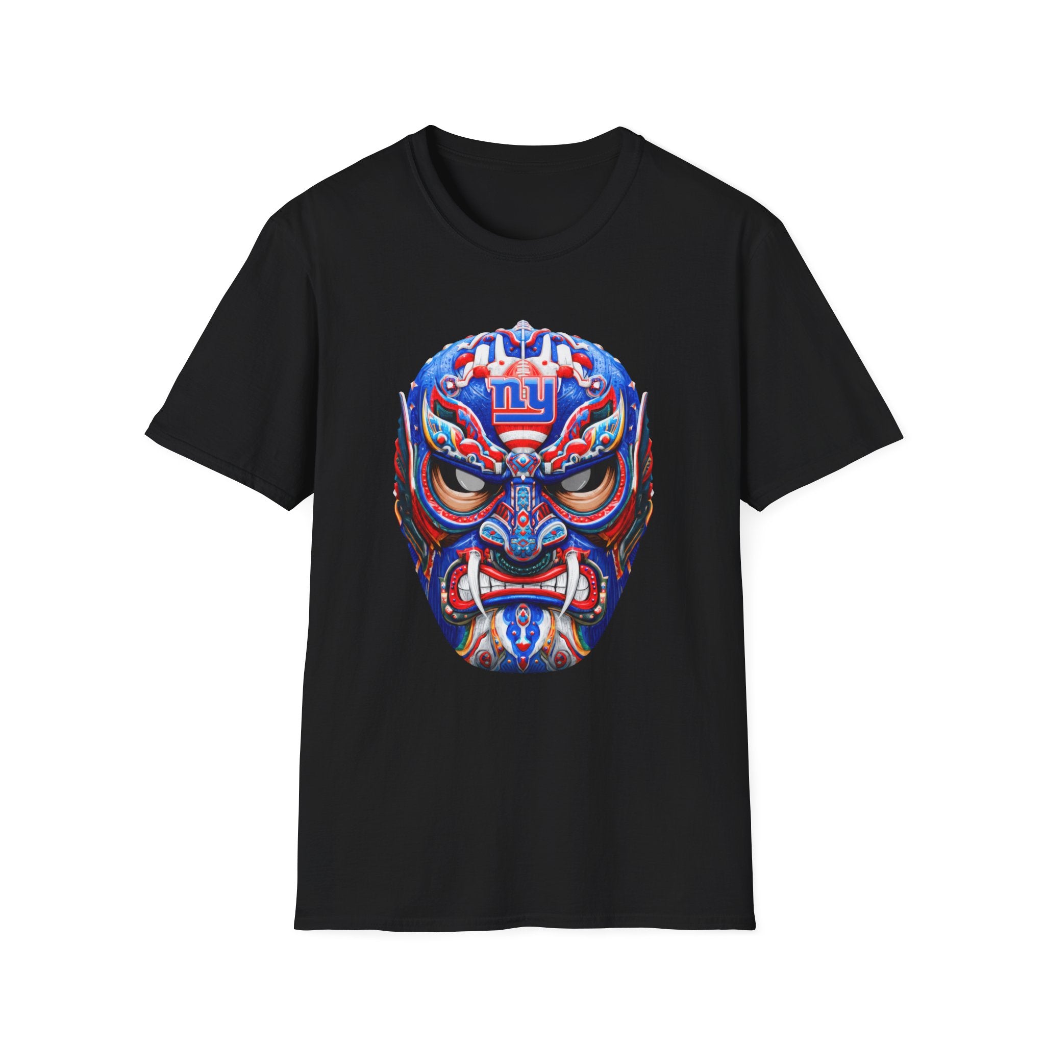 New York Tribal Mask Football Fan T-Shirt