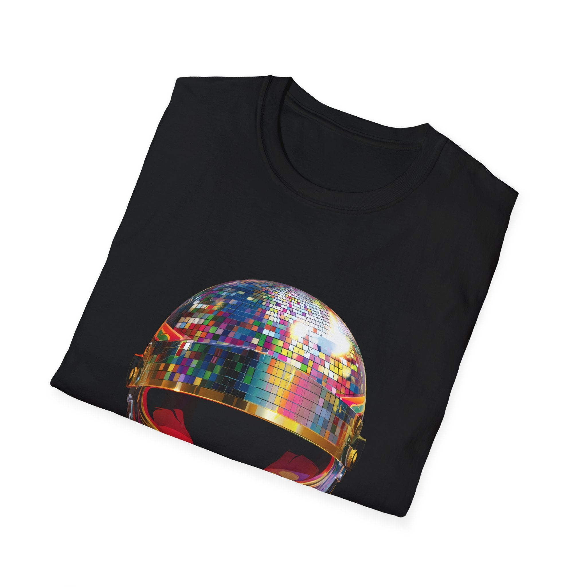 Disco Helmet Graphic T‑Shirt