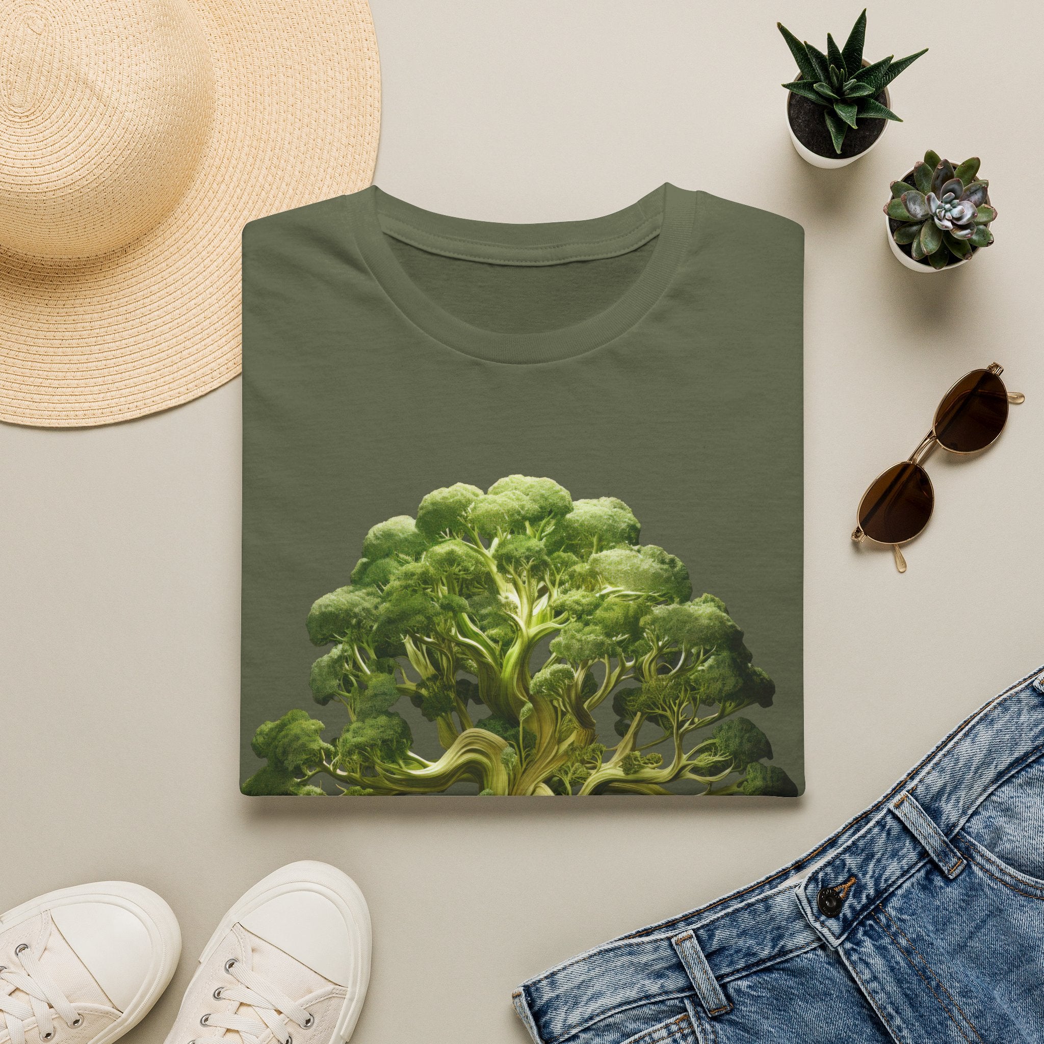 Bonsai Tree Graphic T-Shirt — Zen Green Nature Tee