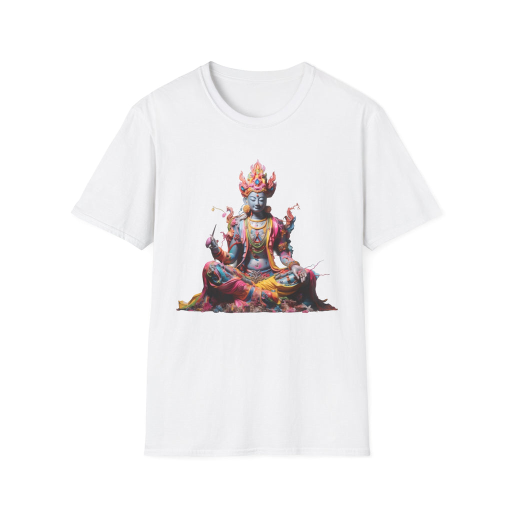 Buddha Deity Graphic T-Shirt — Colorful Meditation Art Tee