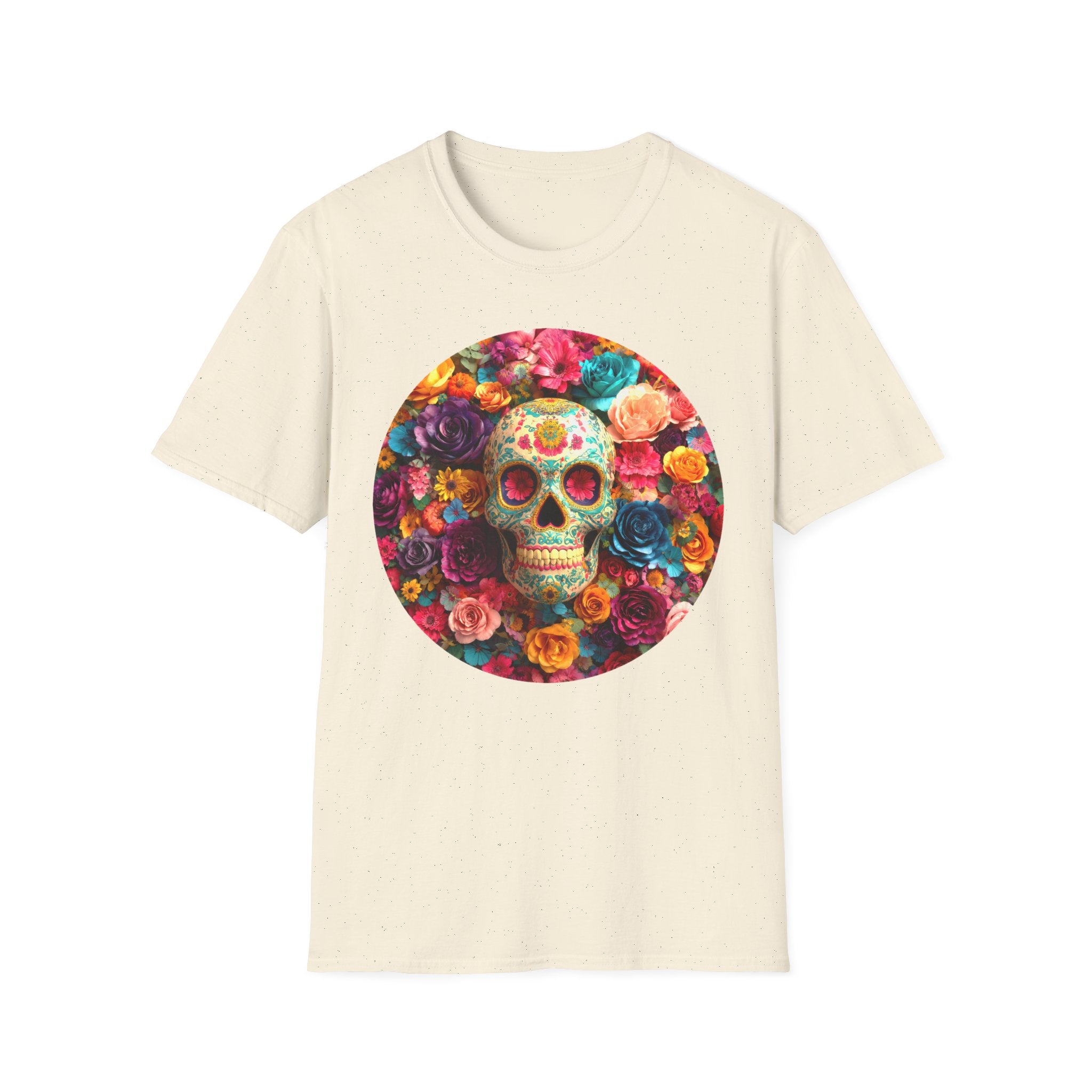 Day of the Dead Floral Skull T-Shirt