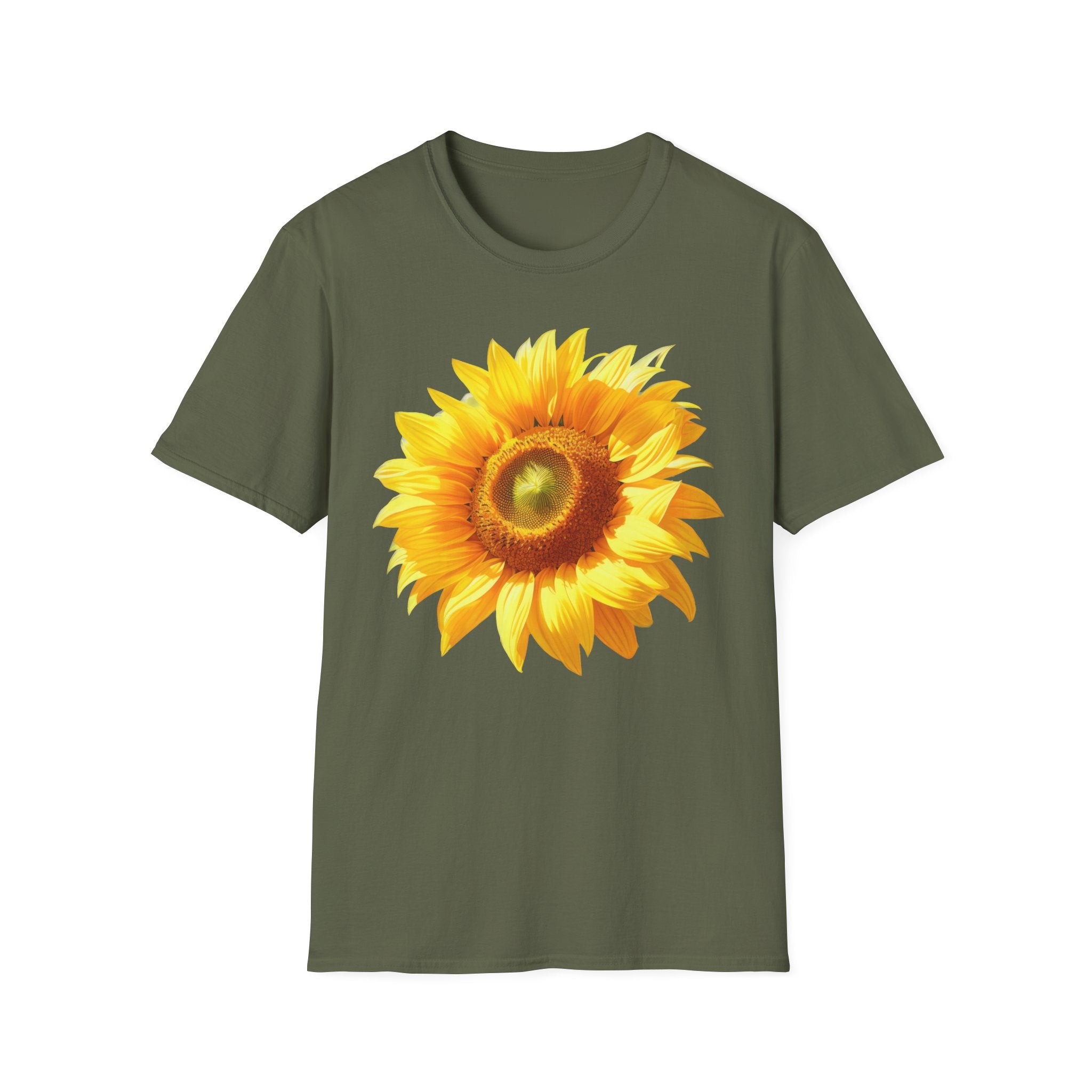 Sunflower Graphic Tee — Bright Floral Sunflower T-Shirt