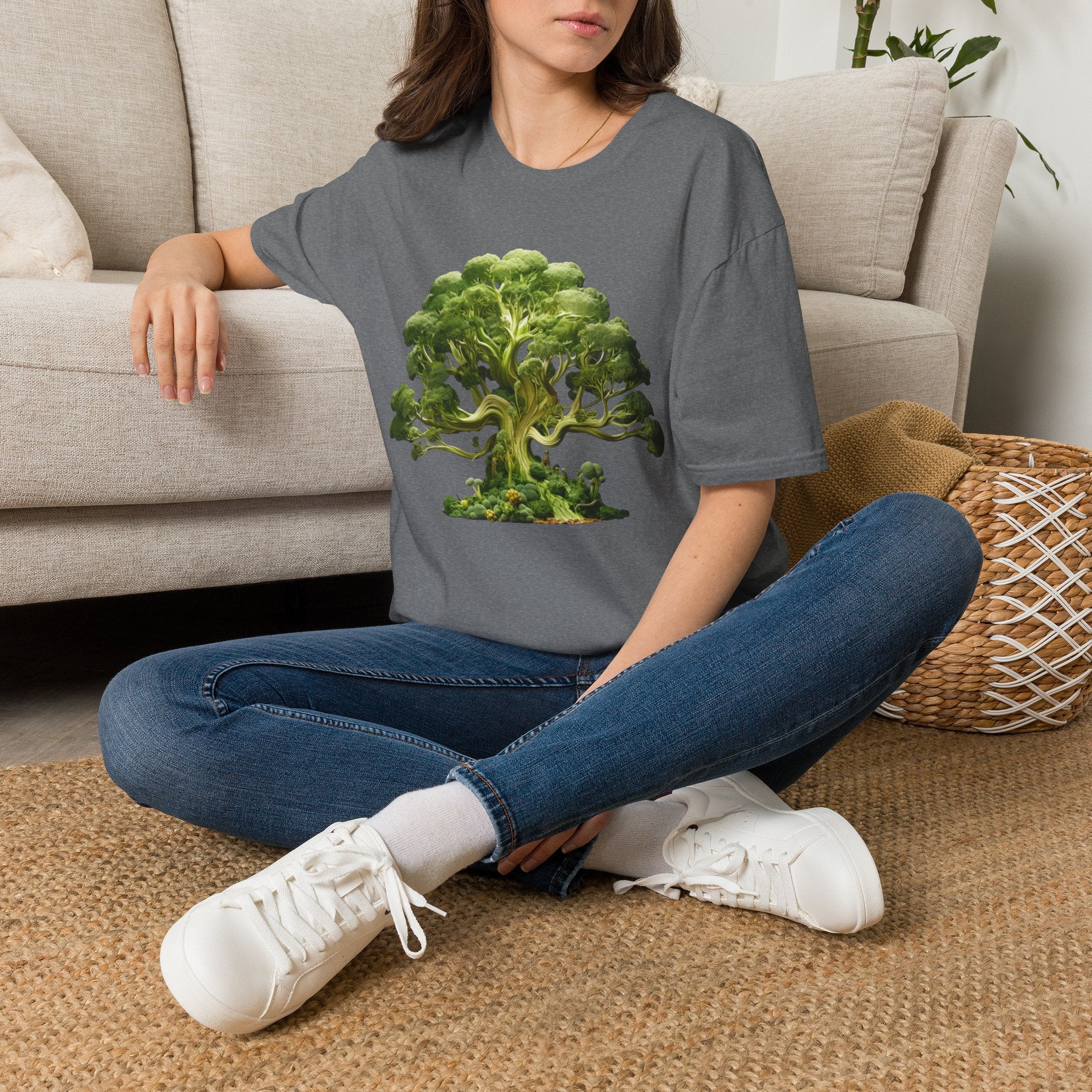 Bonsai Tree Graphic T-Shirt — Zen Green Nature Tee