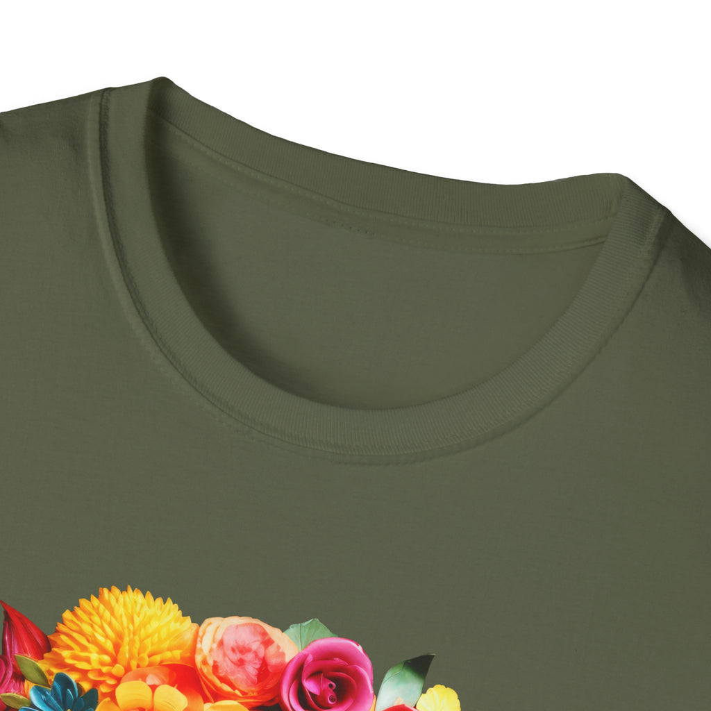 Day of the Dead Floral Sugar Skull T-Shirt