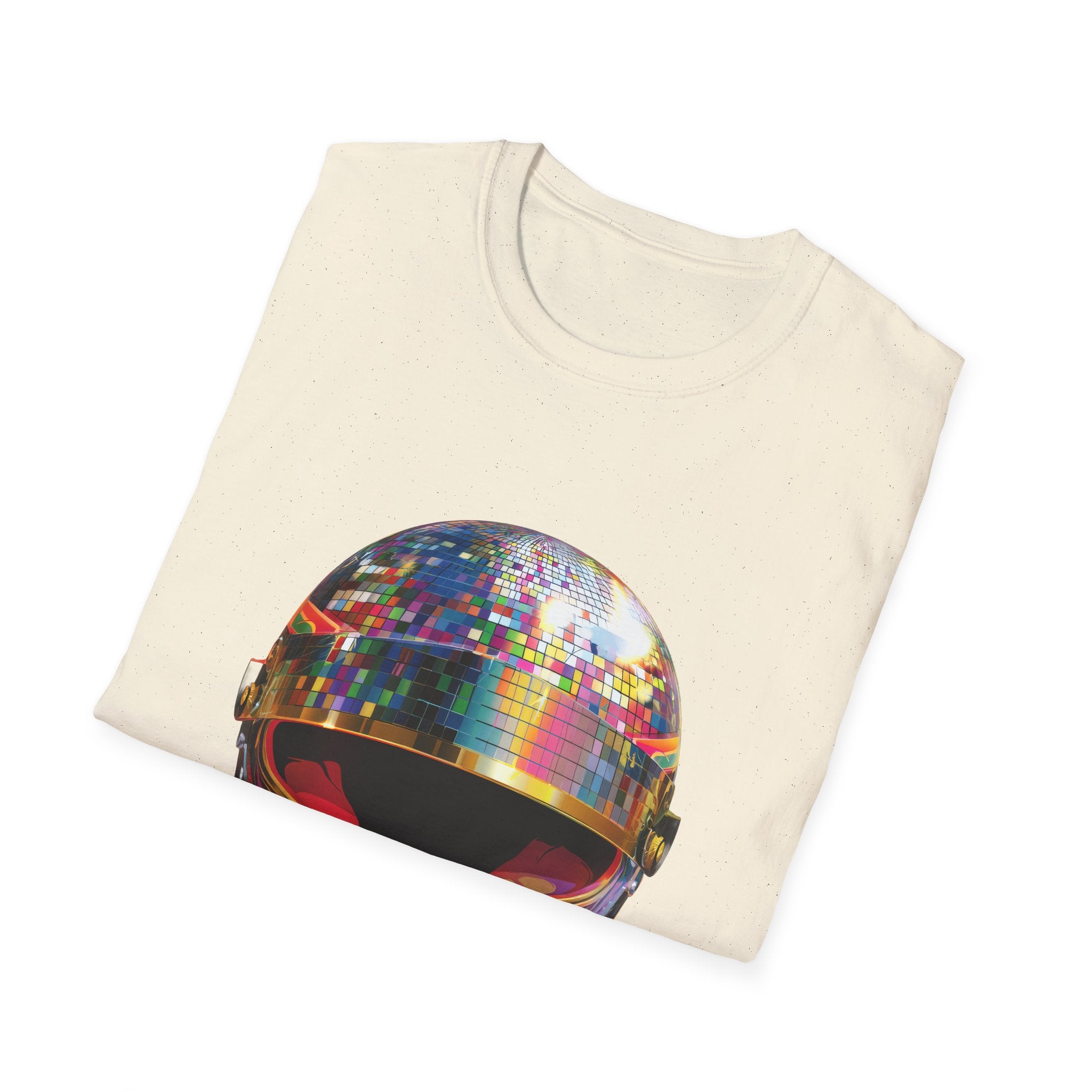 Disco Helmet Graphic T‑Shirt