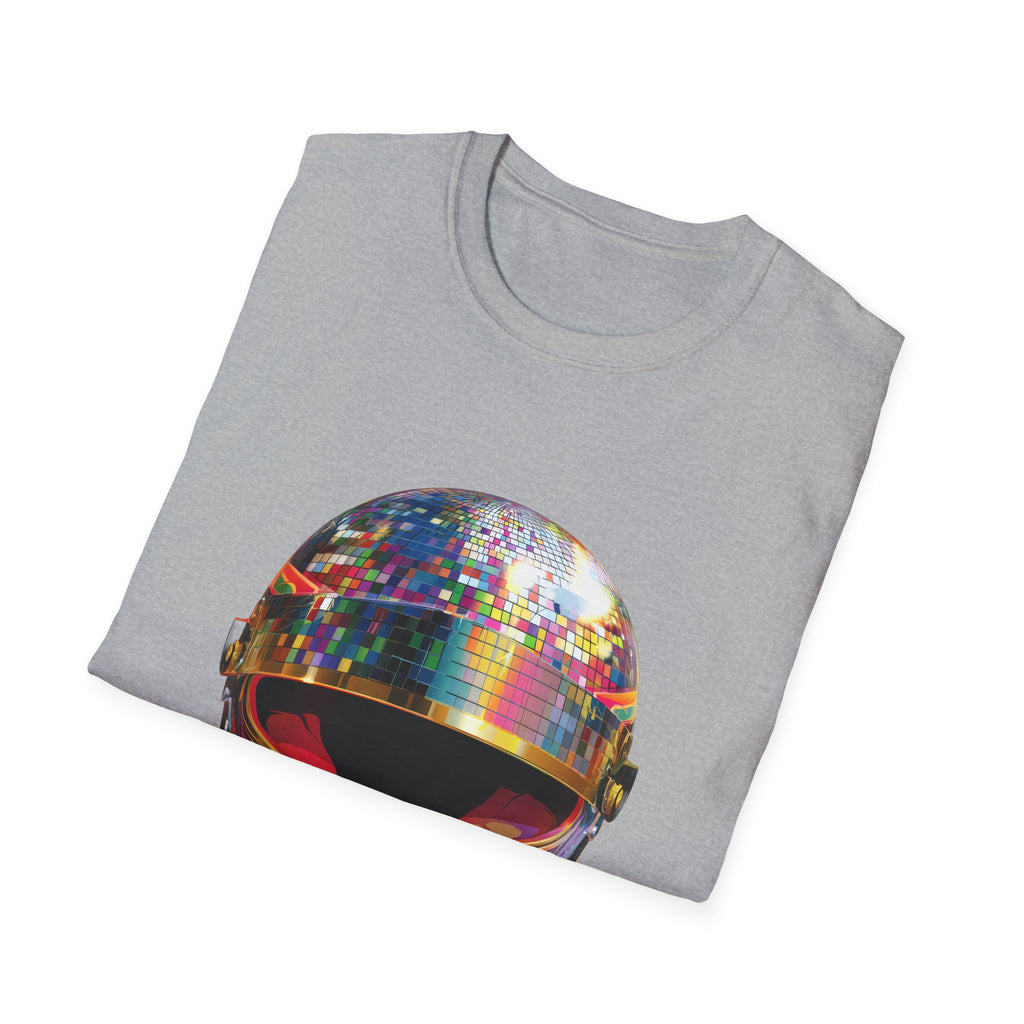 Disco Helmet Graphic T‑Shirt