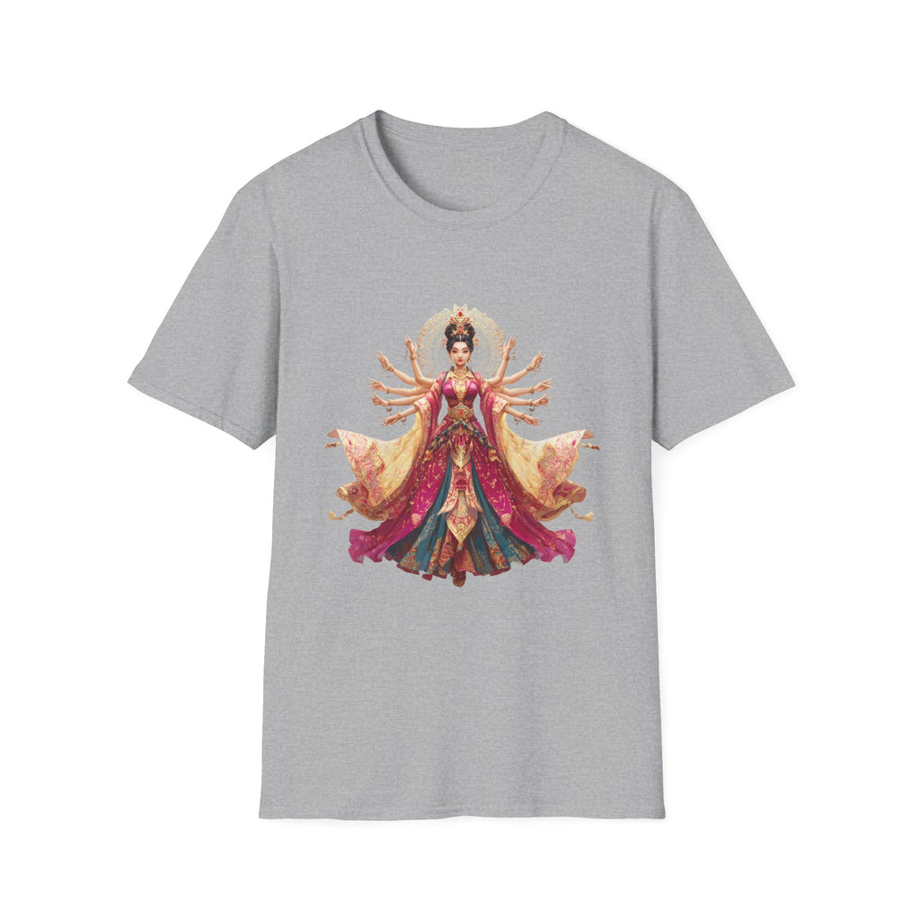 T-Shirt — Ornate Multi-Armed Goddess Illustration Tee