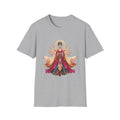 Ornate Multi-Armed Goddess Illustration T-Shirt