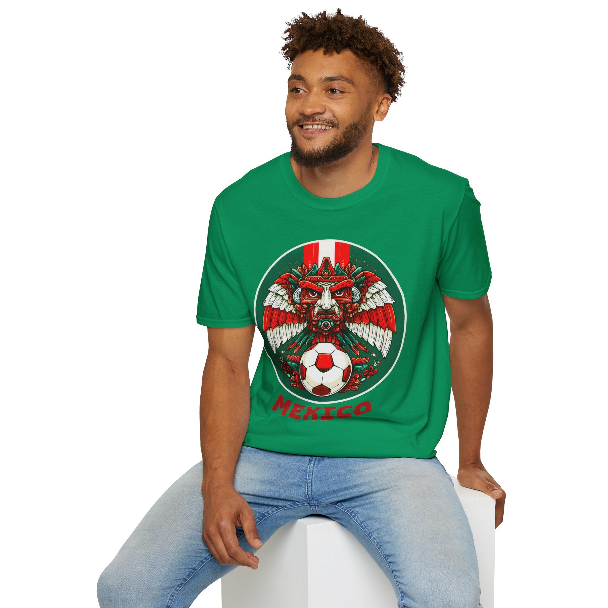 Mexico Eagle Soccer T-Shirt — Aztec Guardian Football Tee