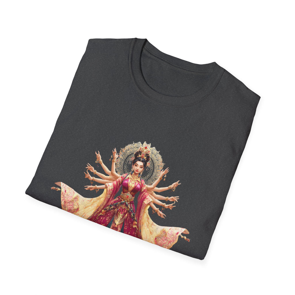 T-Shirt — Ornate Multi-Armed Goddess Illustration Tee