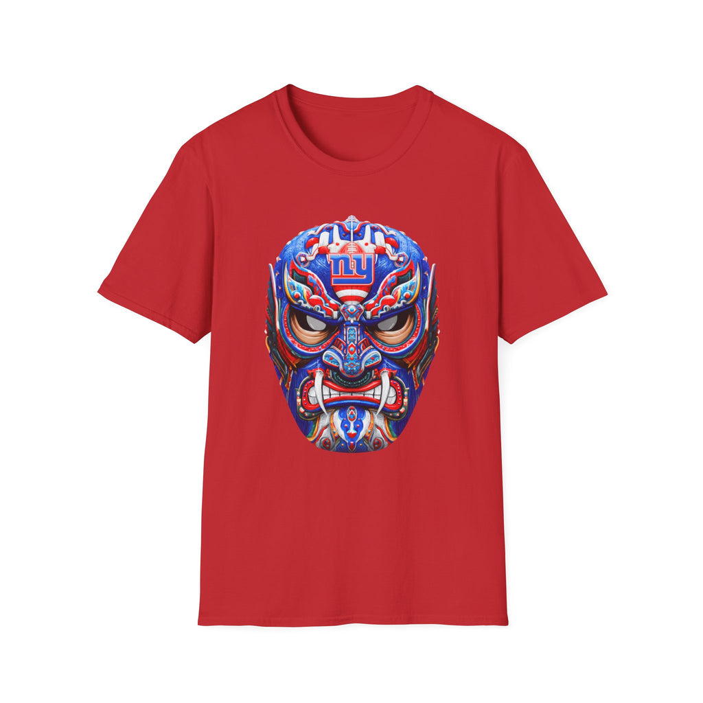 New York Tribal Mask Football Fan T-Shirt