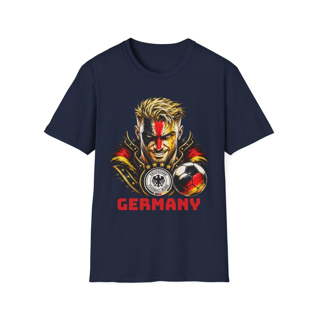 Germany Warrior T-Shirt — Viking Face Paint Soccer Fan Tee