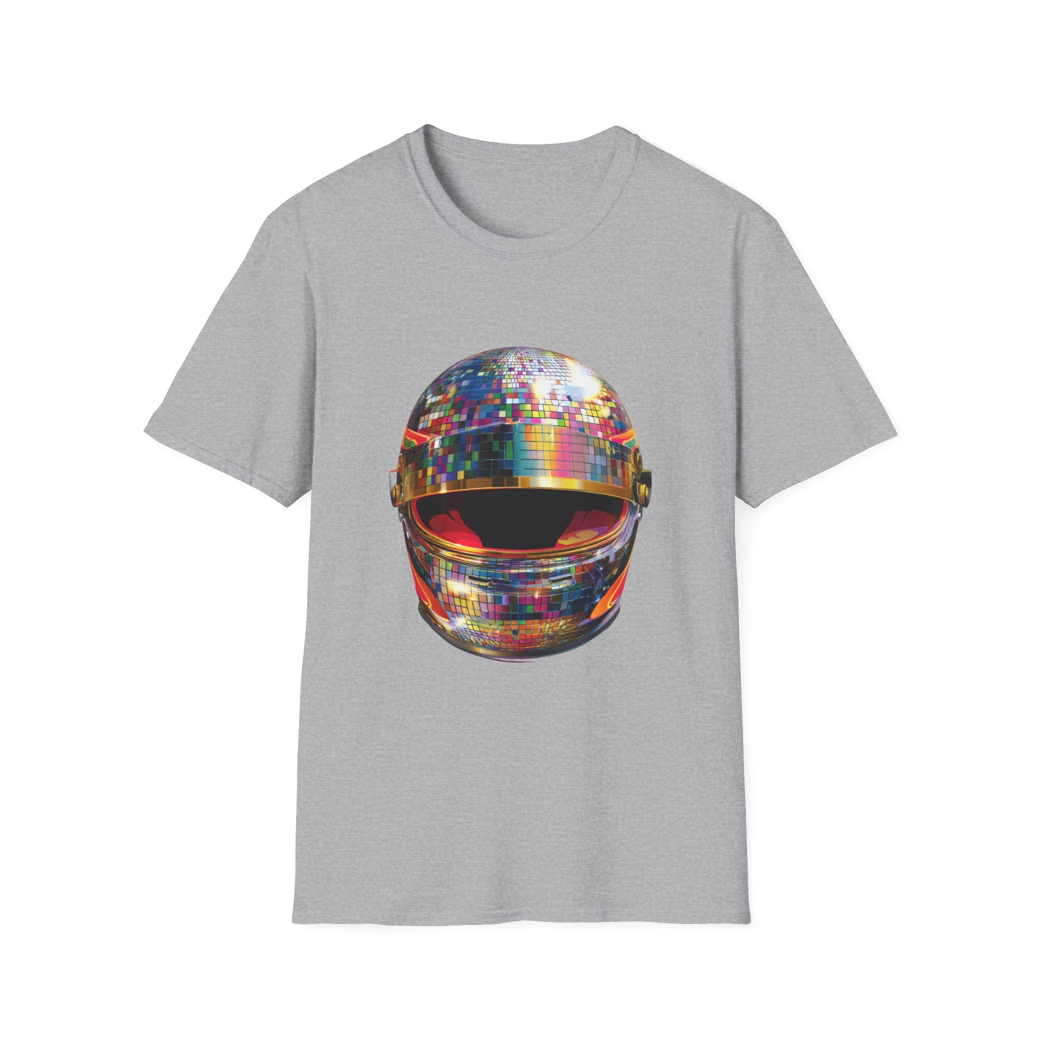 Disco Helmet Graphic T‑Shirt