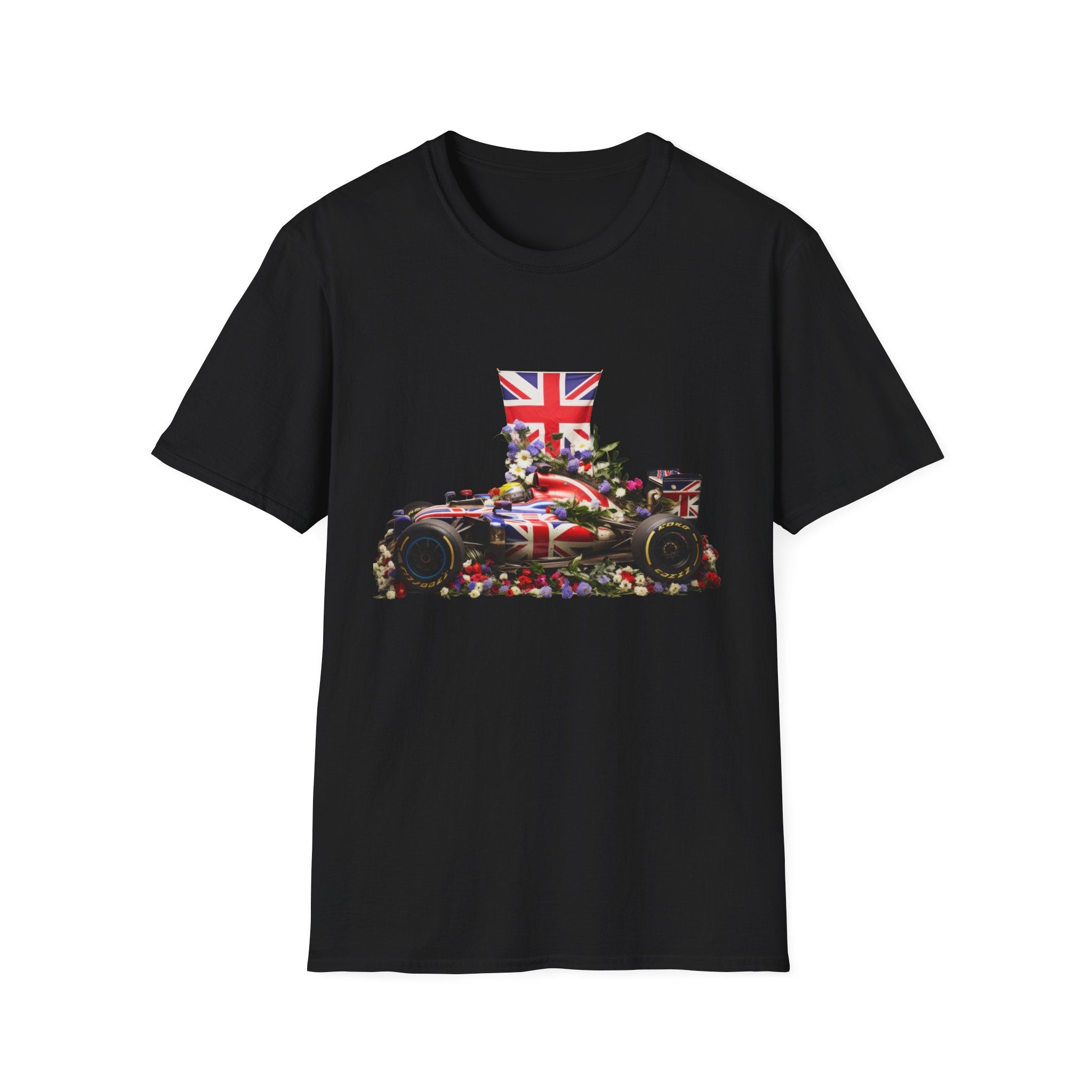 Union Jack Formula Racing T‑Shirt — British F1 Car Graphic Tee