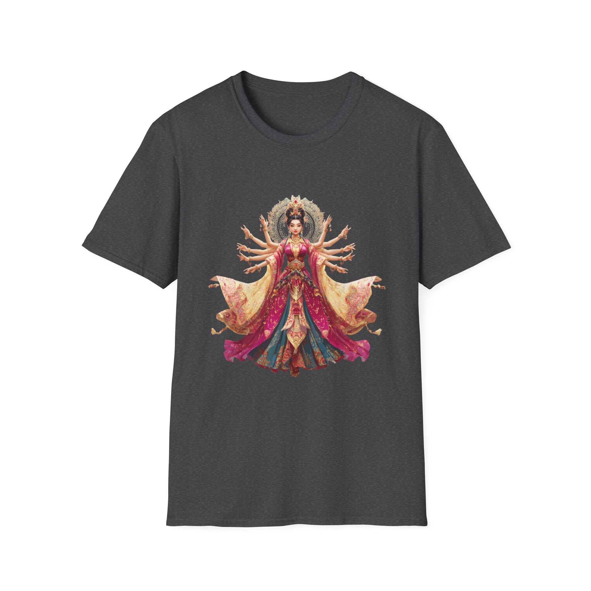 T-Shirt — Ornate Multi-Armed Goddess Illustration Tee