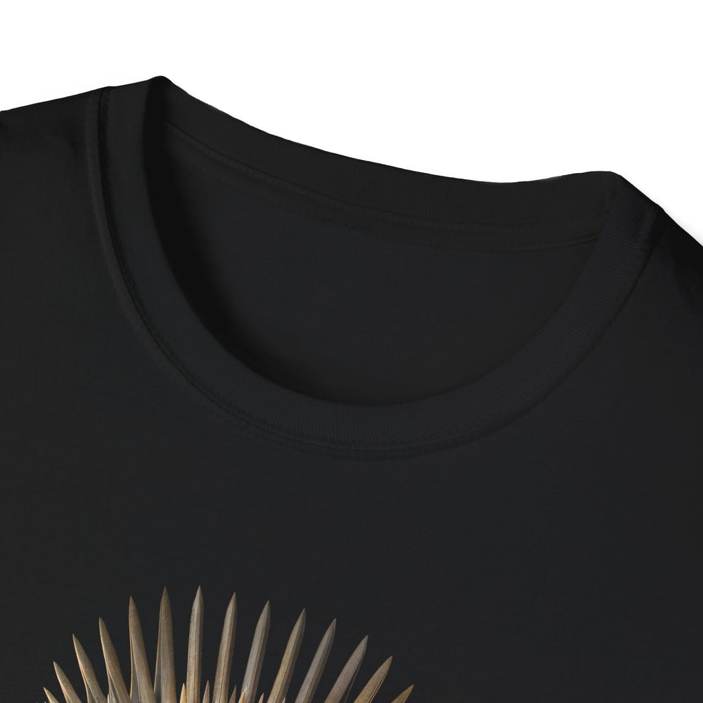 Throne King Graphic T-Shirt — Regal Iron Throne Illustration