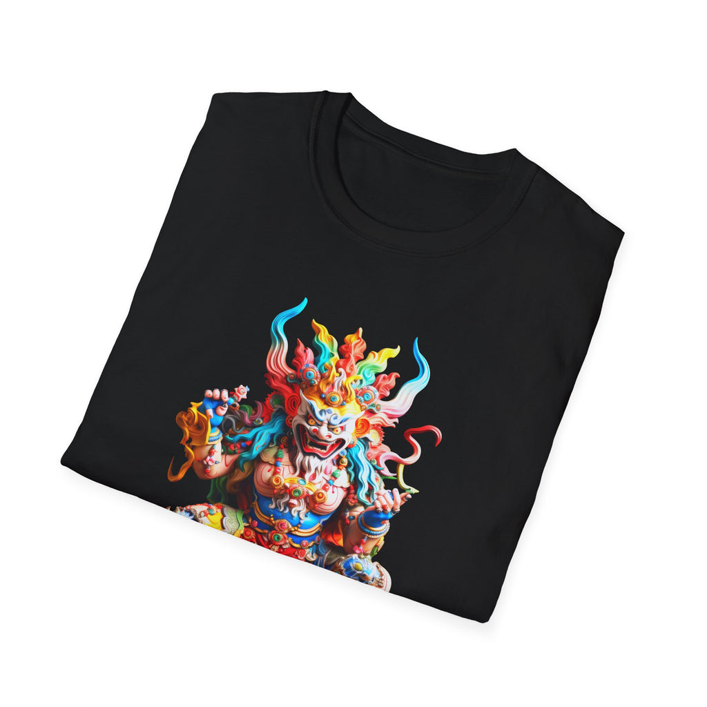 Vibrant Mythic Demon Illustration T-Shirt