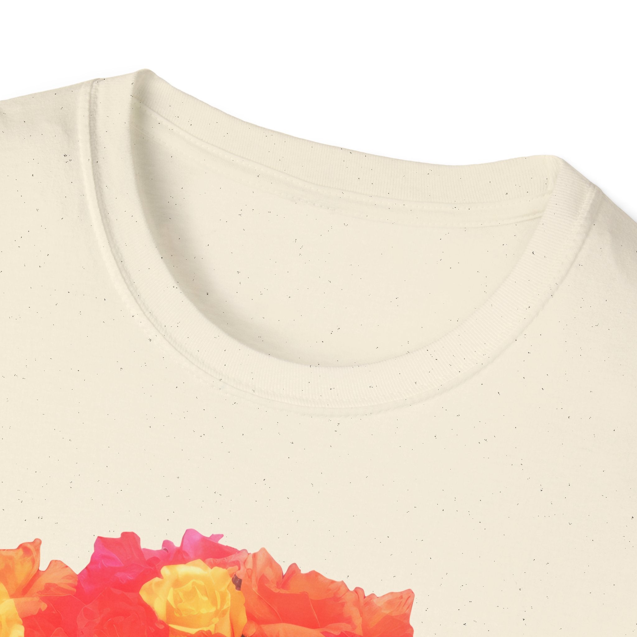Day of the Dead Sugar Skull Woman T-Shirt - Floral Calavera Tee