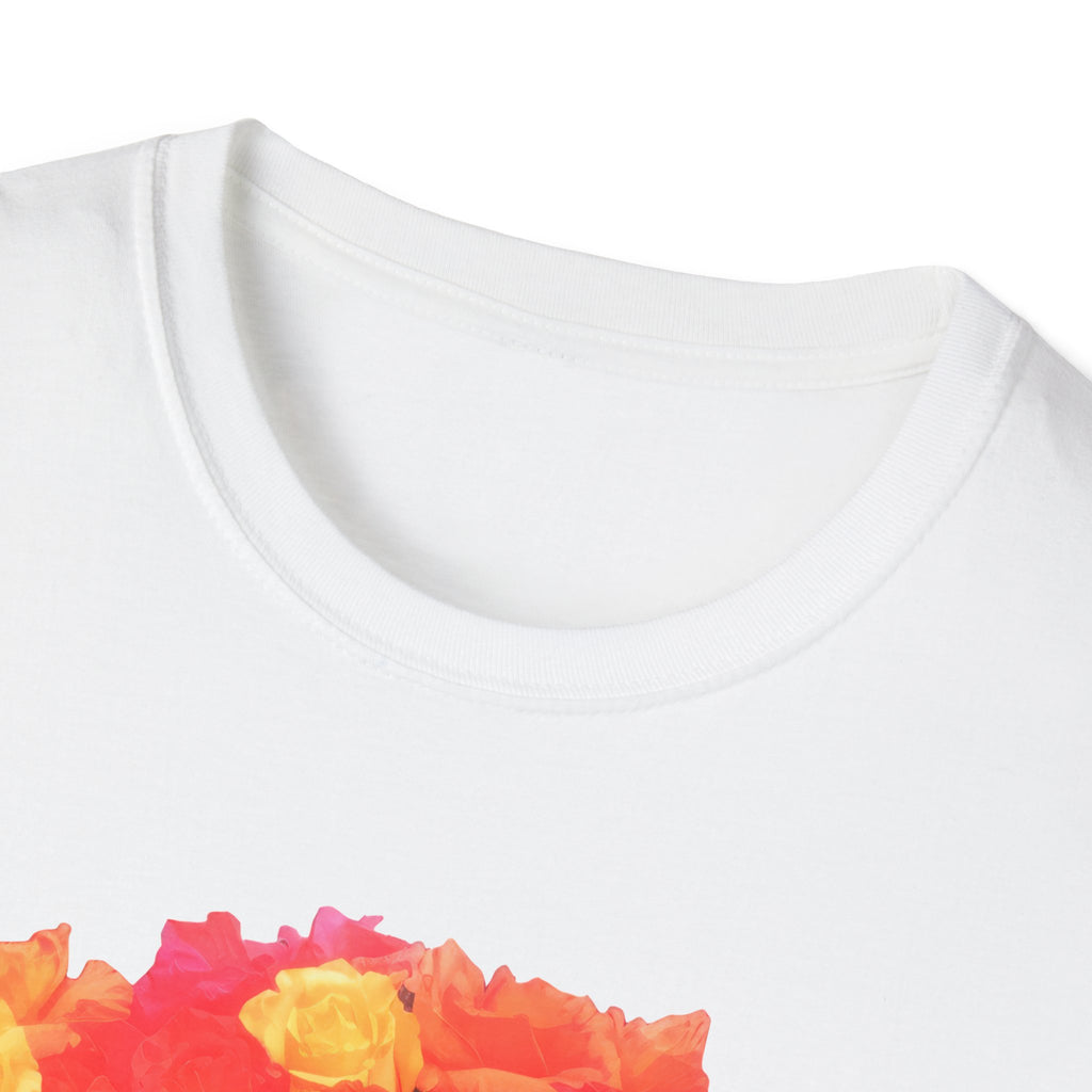 Day of the Dead Sugar Skull Woman T-Shirt - Floral Calavera Tee