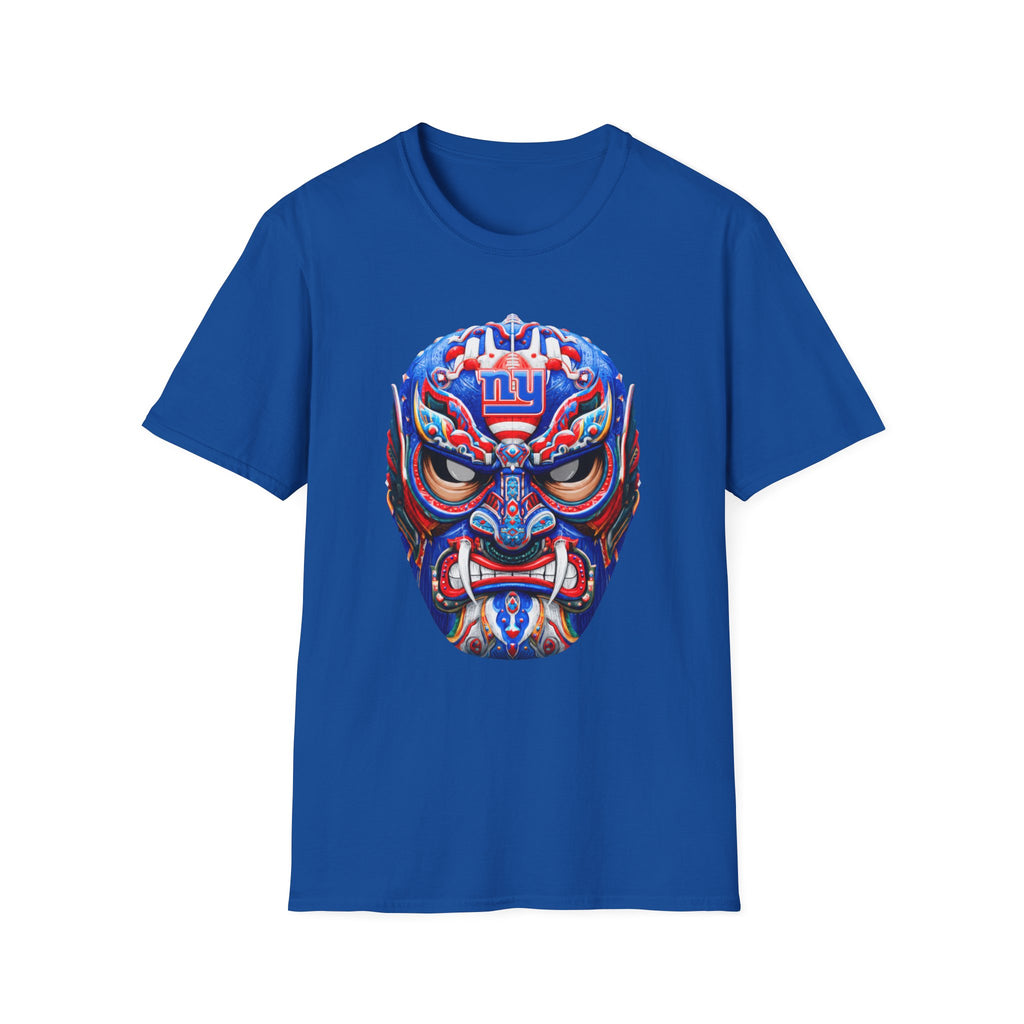 New York Tribal Mask Football Fan T-Shirt