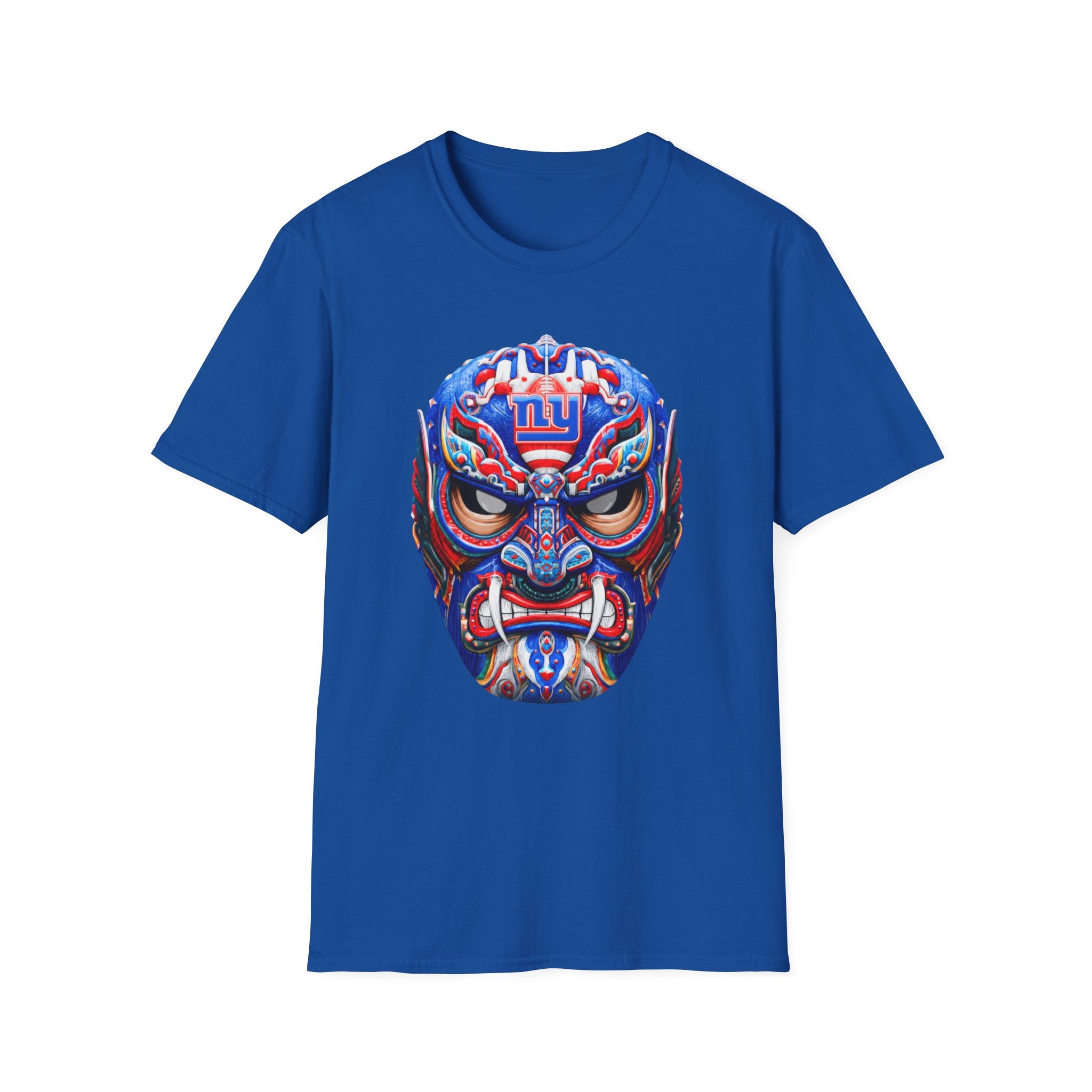 New York Tribal Mask Football Fan T-Shirt