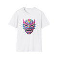 Luchador Mask Graphic T-Shirt — Vibrant Mexican Wrestling Design