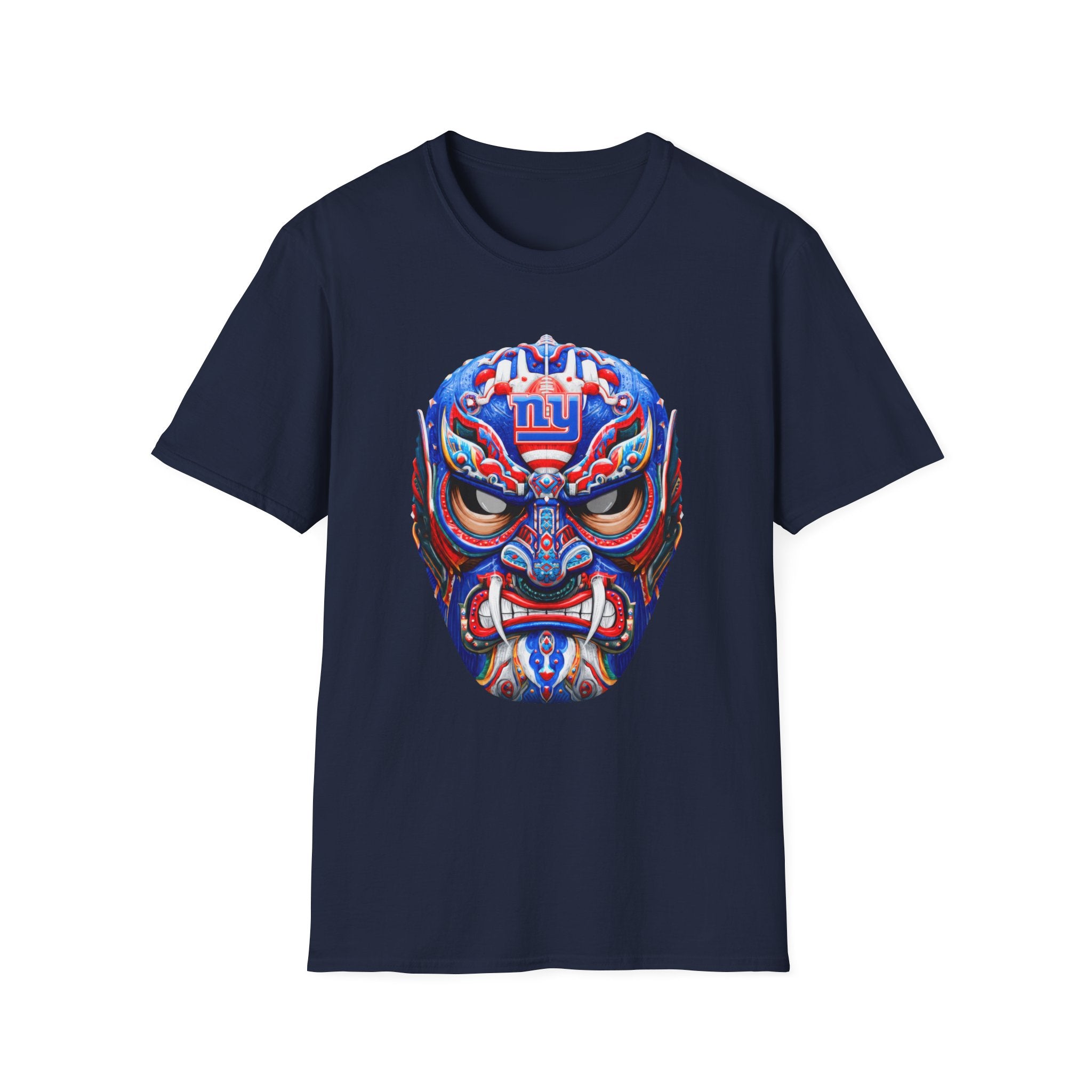 New York Tribal Mask Football Fan T-Shirt