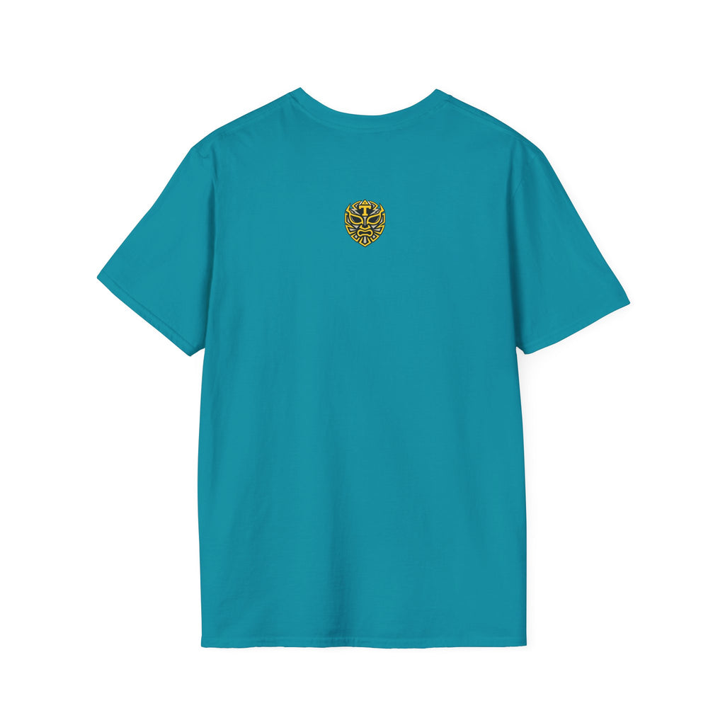 Miami Football Inspired Colorful Mask T‑Shirt