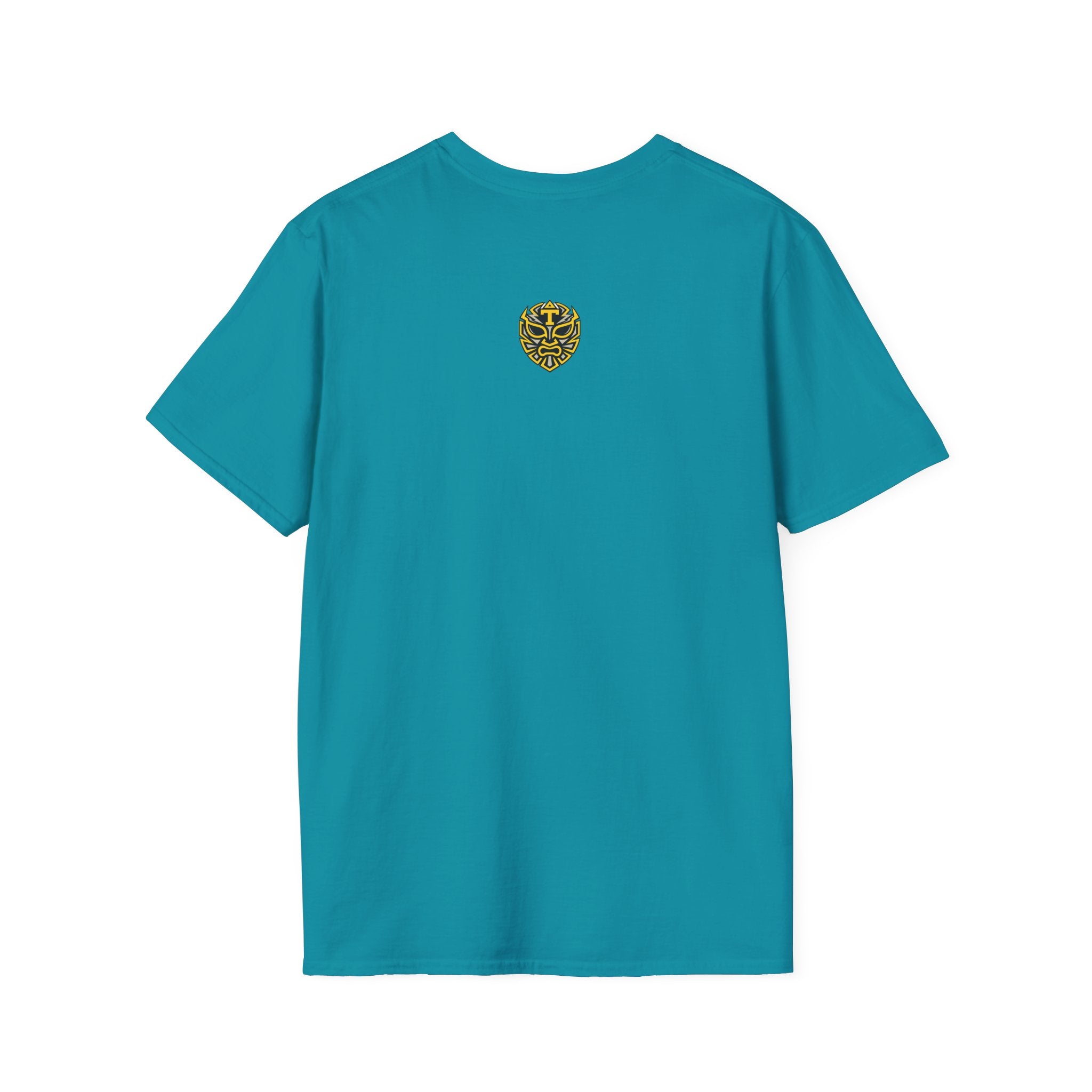 Miami Football Inspired Colorful Mask T‑Shirt