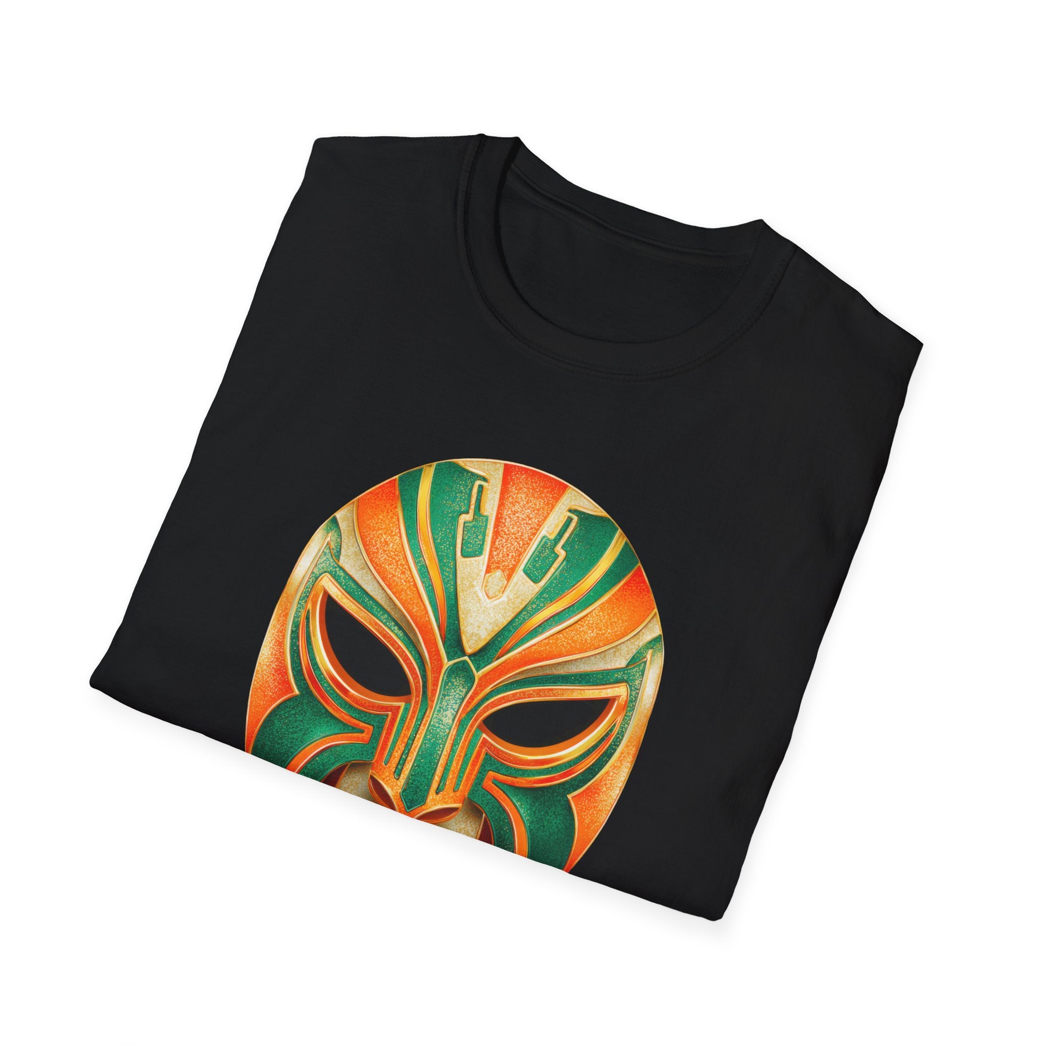 Lucha Libre Mask T-Shirt – Colorful Mexican Wrestling Mask Graphic Tee