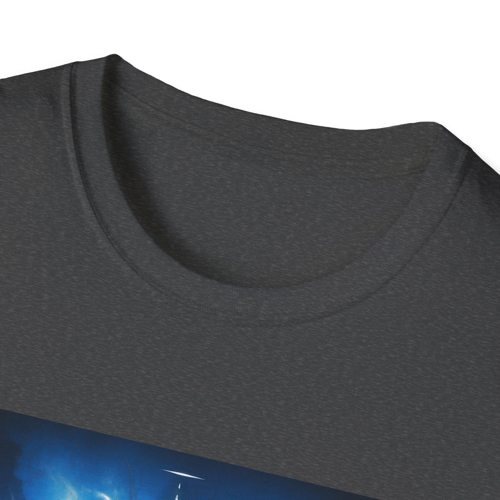 Wolf Star Graphic T‑Shirt — Mystic Geometric Lion/Wolf Design