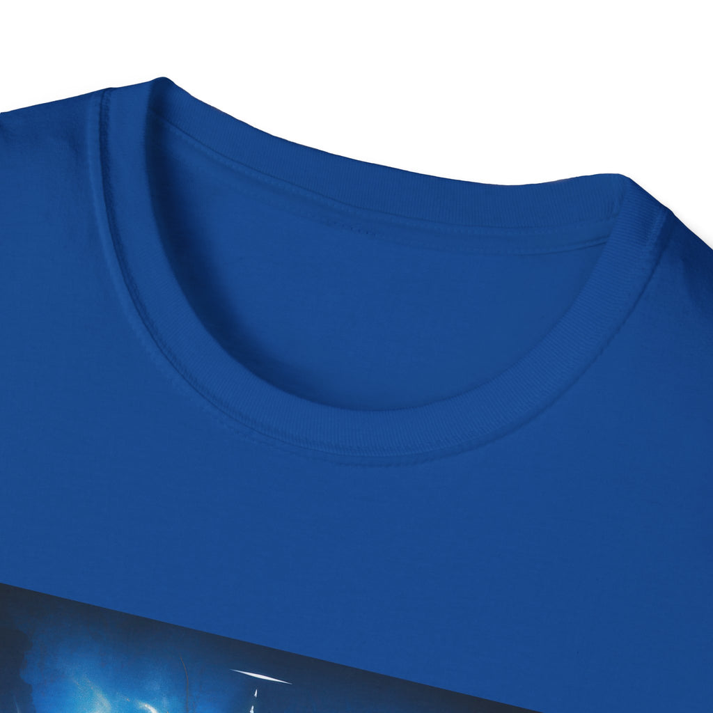 Wolf Star Graphic T‑Shirt — Mystic Geometric Lion/Wolf Design