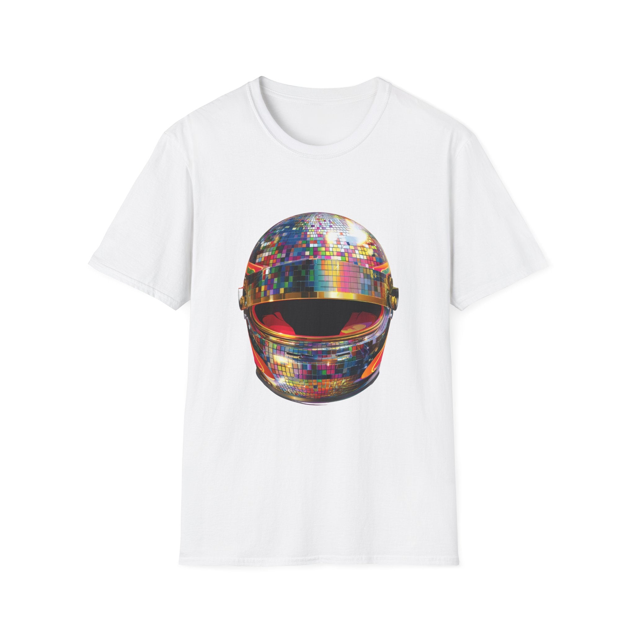 Disco Helmet Graphic T‑Shirt