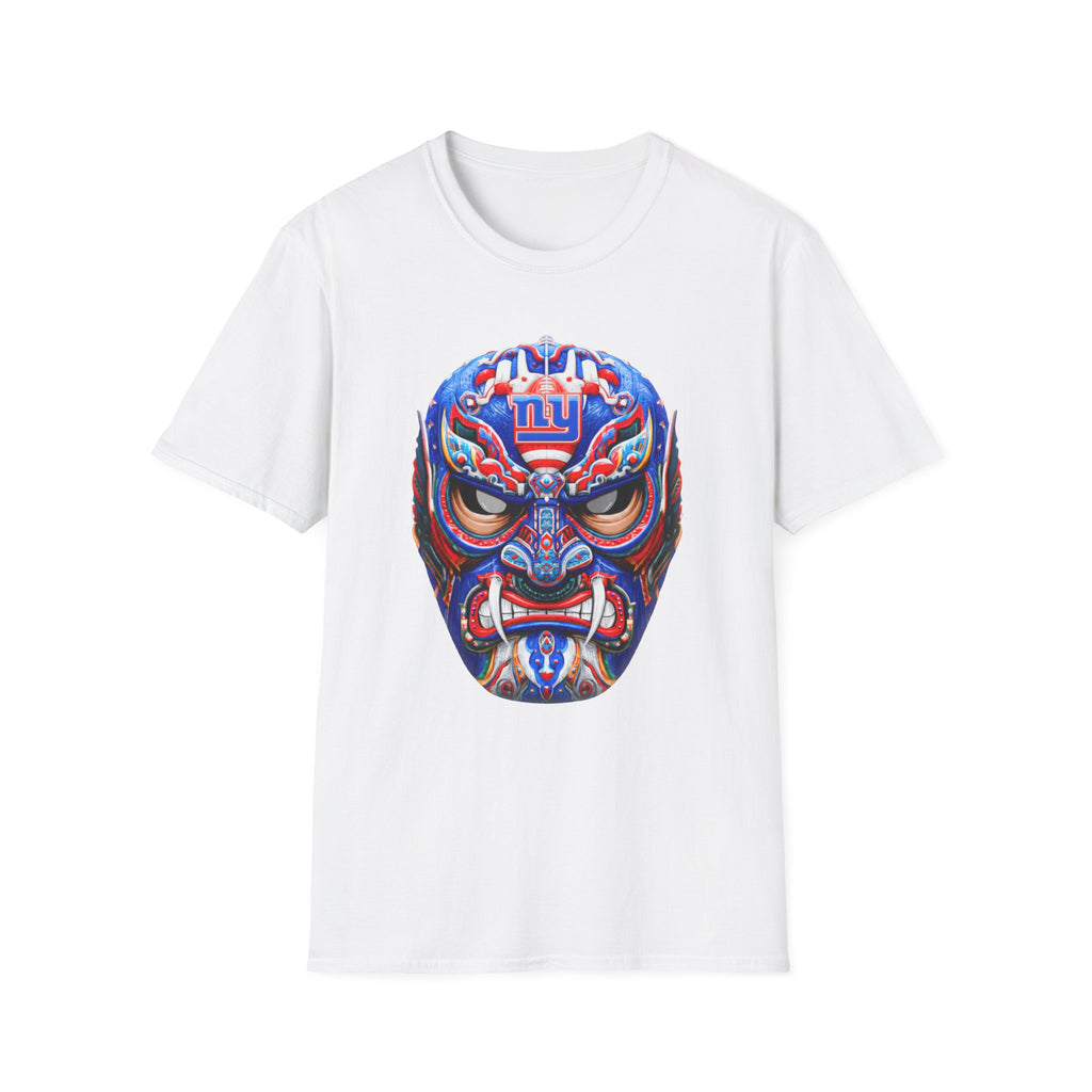 New York Tribal Mask Football Fan T-Shirt