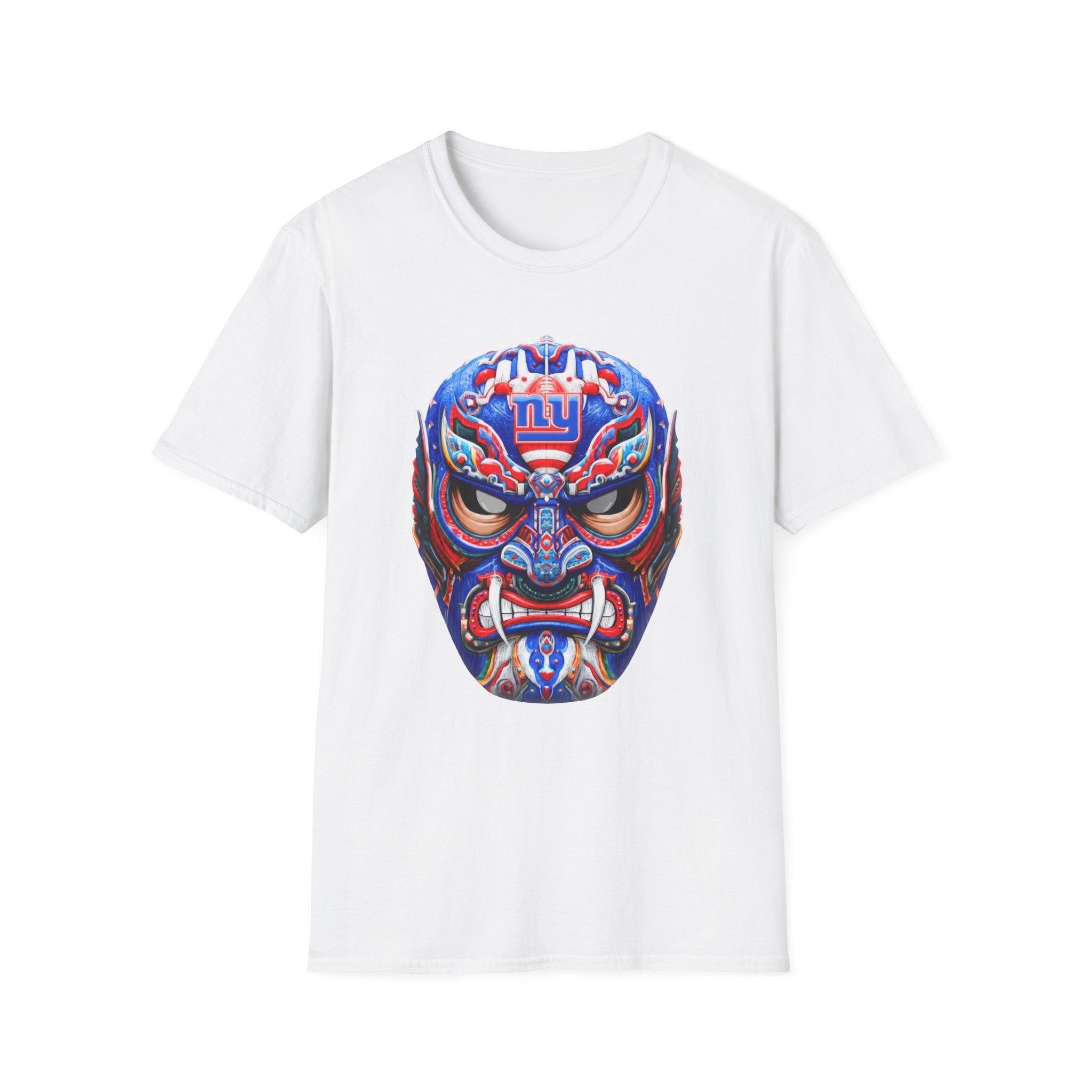 New York Tribal Mask Football Fan T-Shirt