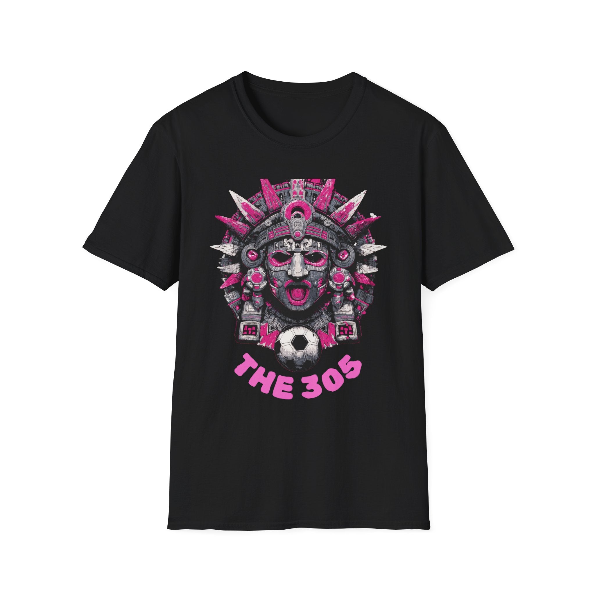 The 305 Aztec Soccer T-Shirt — Miami Futbol Graphic Tee