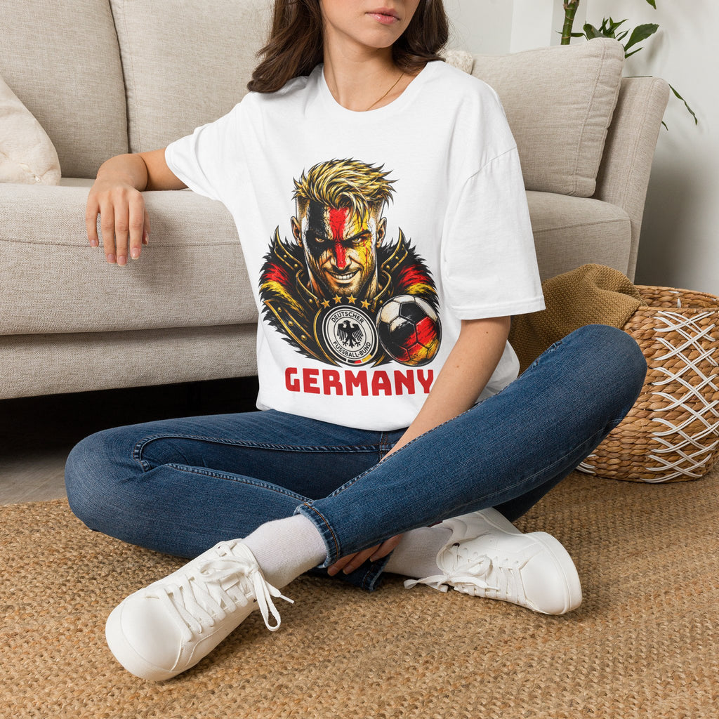 Germany Warrior T-Shirt — Viking Face Paint Soccer Fan Tee