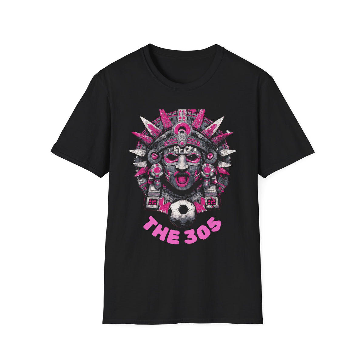 Miami warrior soccer fan T-shirt inspired by World Cup 2026 passion and supporter culture.